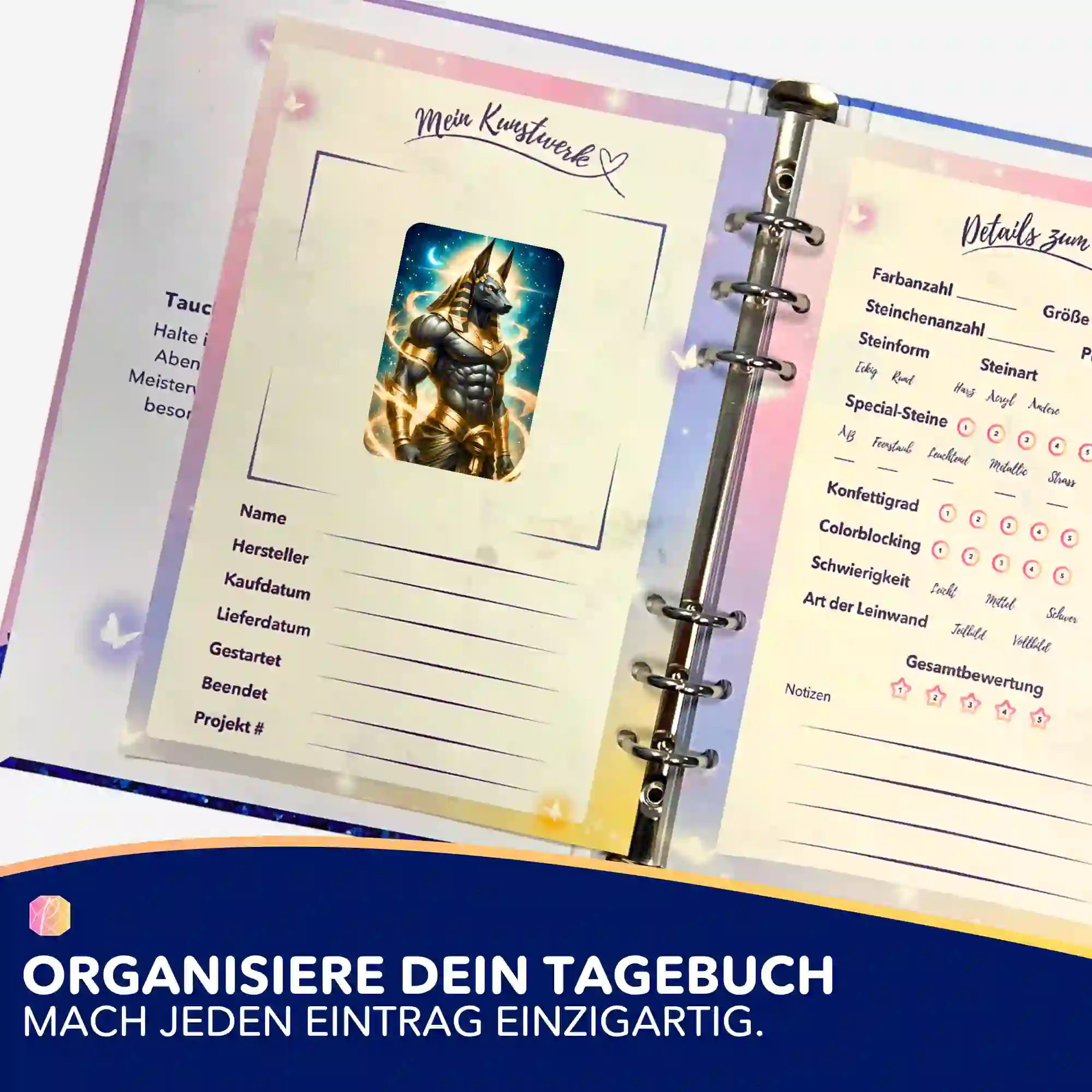 Aufkleber 5er-Set - Anubis - Image 3