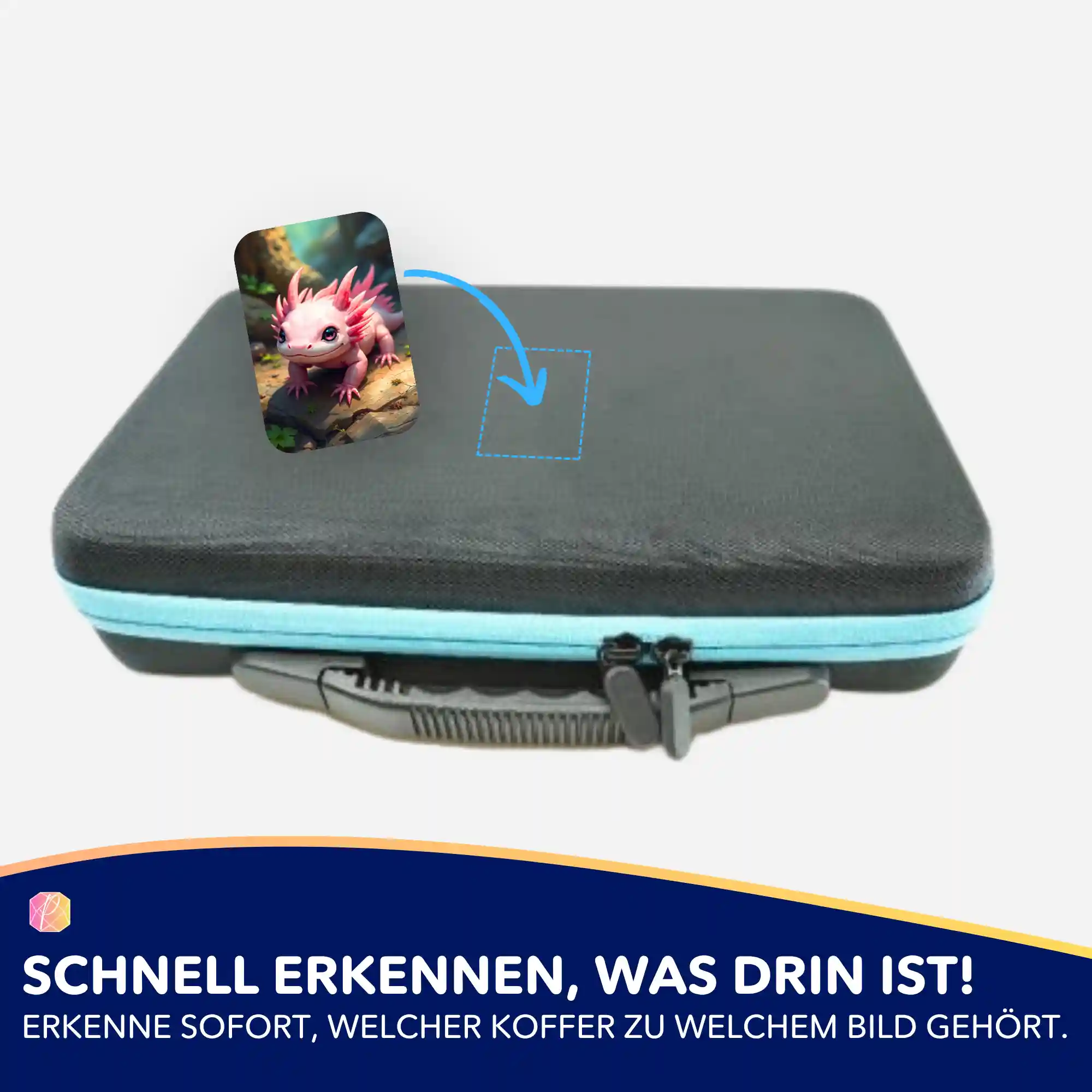 Aufkleber 5er-Set - Axoloti - Image 4