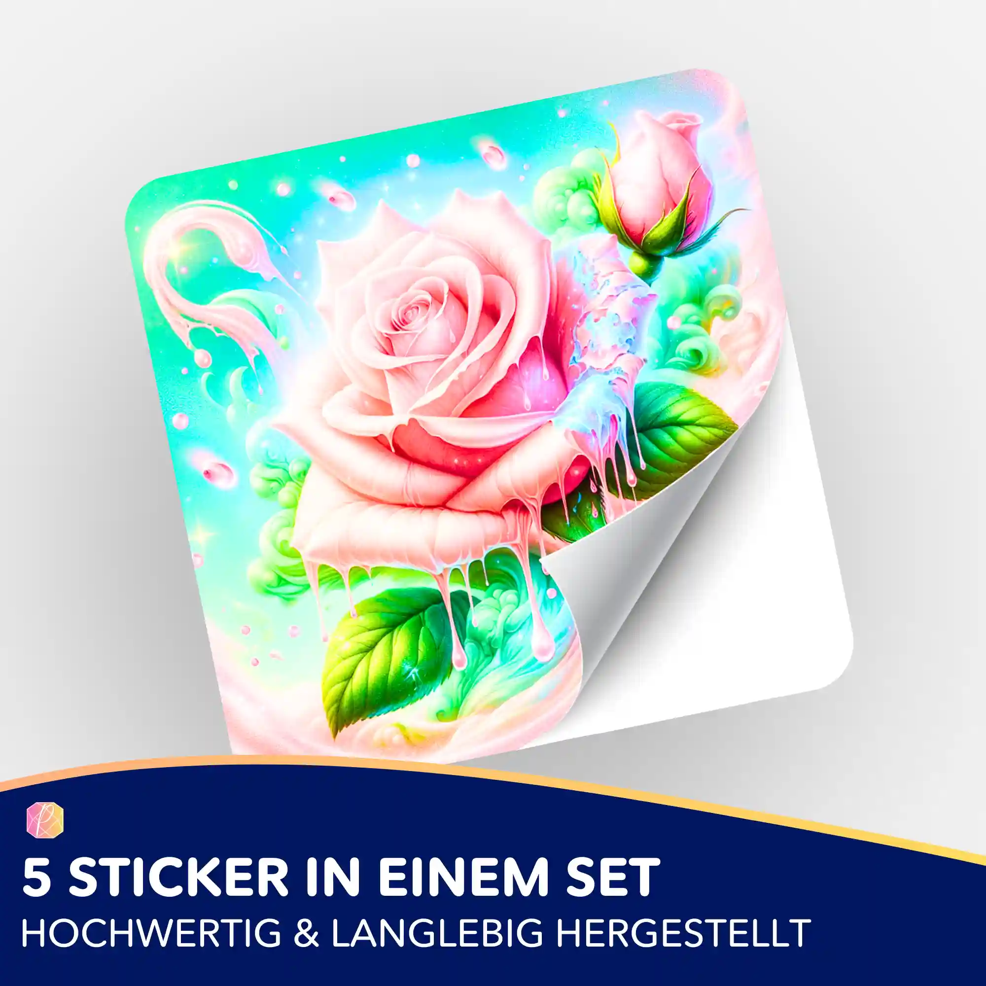 Aufkleber 5er-Set - Candy Rose - Image 2