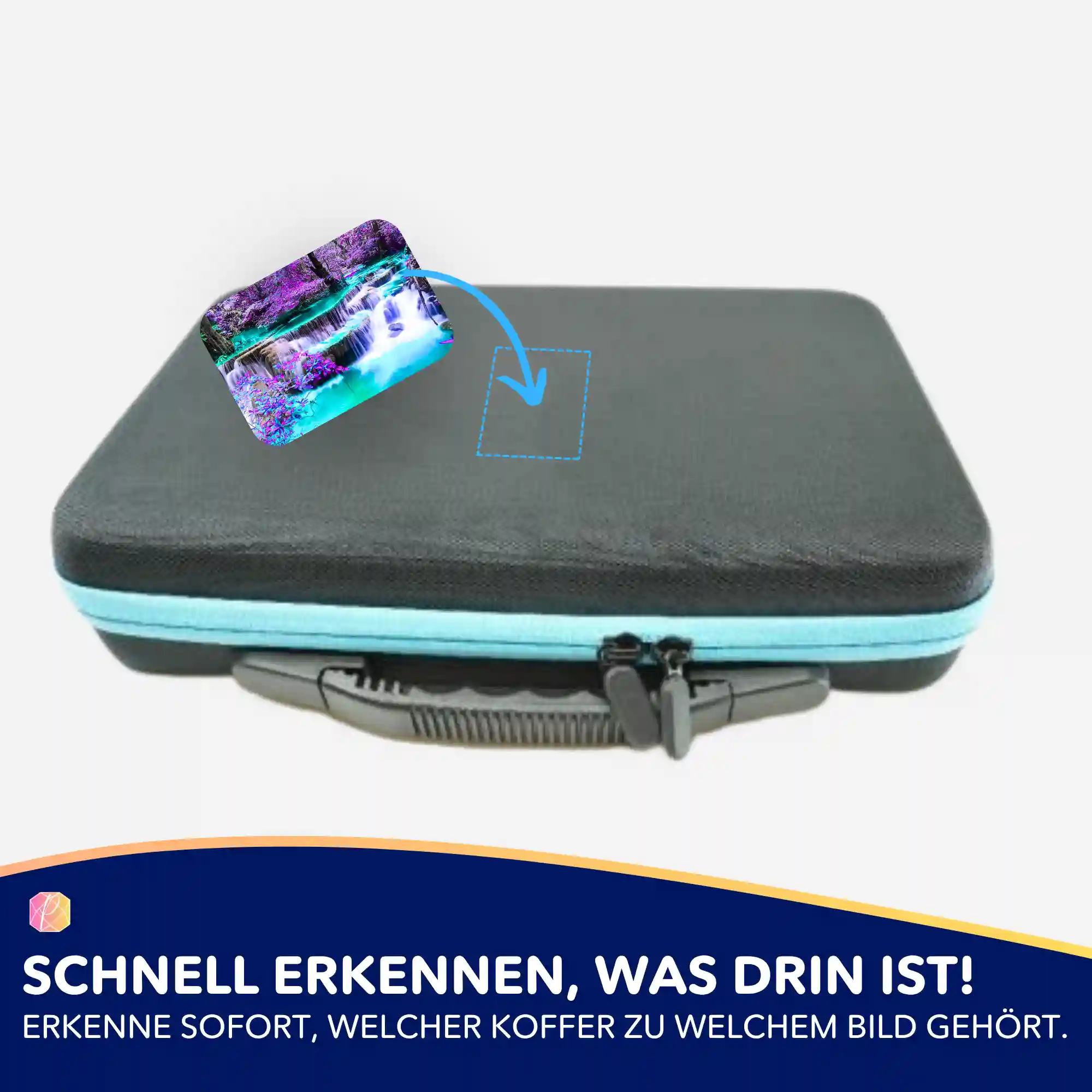 Aufkleber 5er-Set - Die Ruhe des Wasserfalles - Image 4