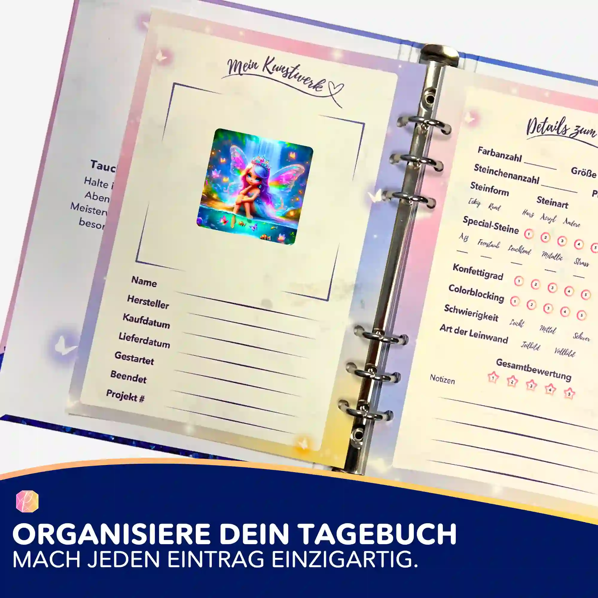 Aufkleber 5er-Set - Entspannung am Elfenteich - Image 3