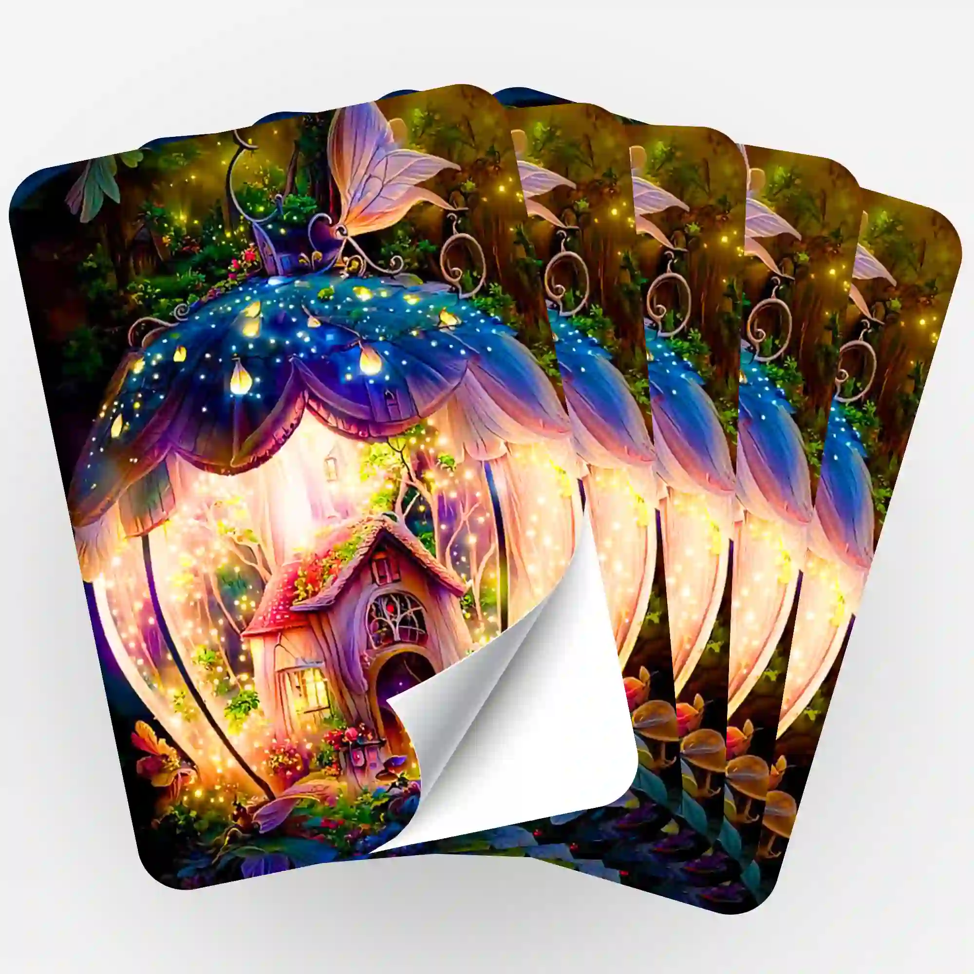 Aufkleber 5er-Set - Fantasiehaus