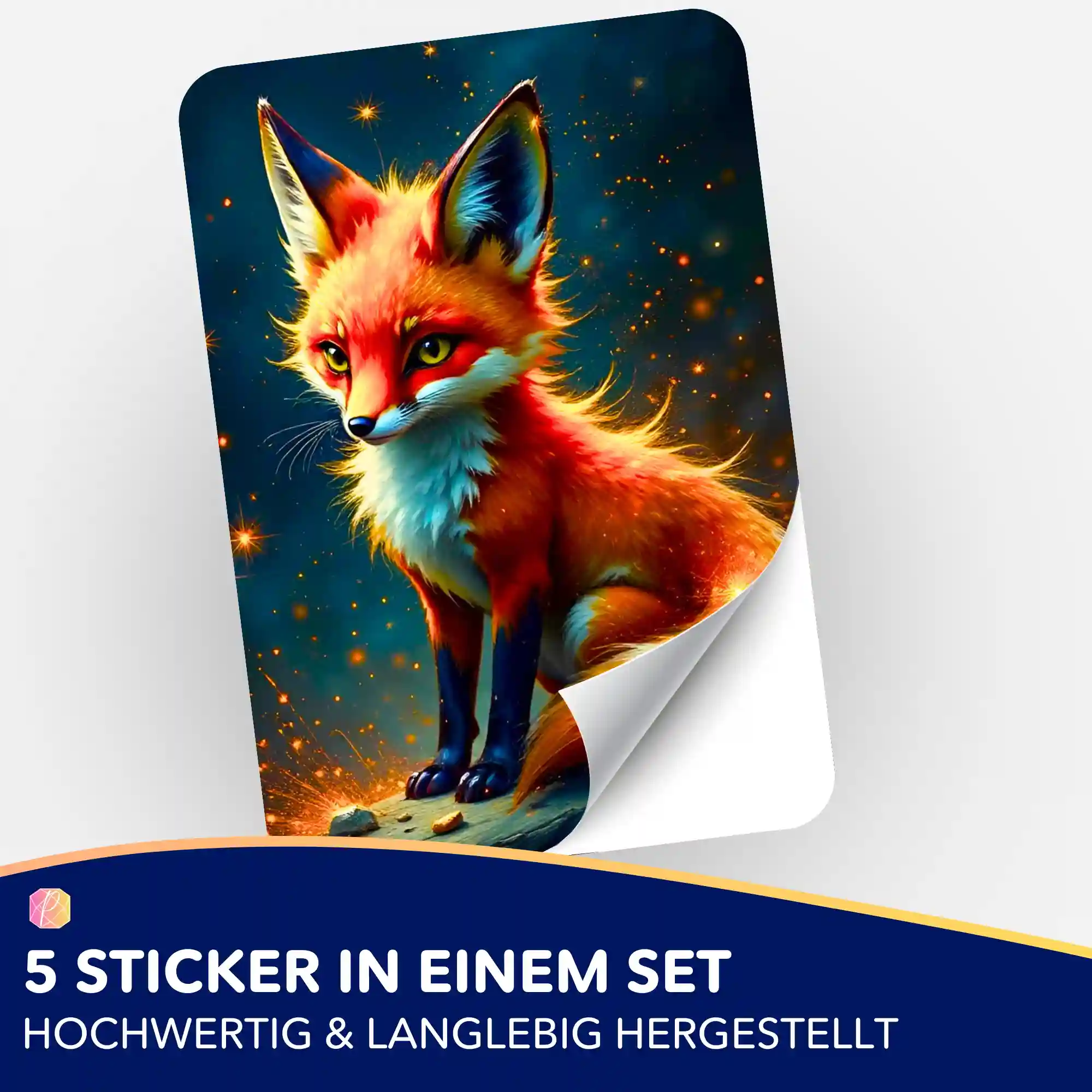 Aufkleber 5er-Set - Foxy - Image 2