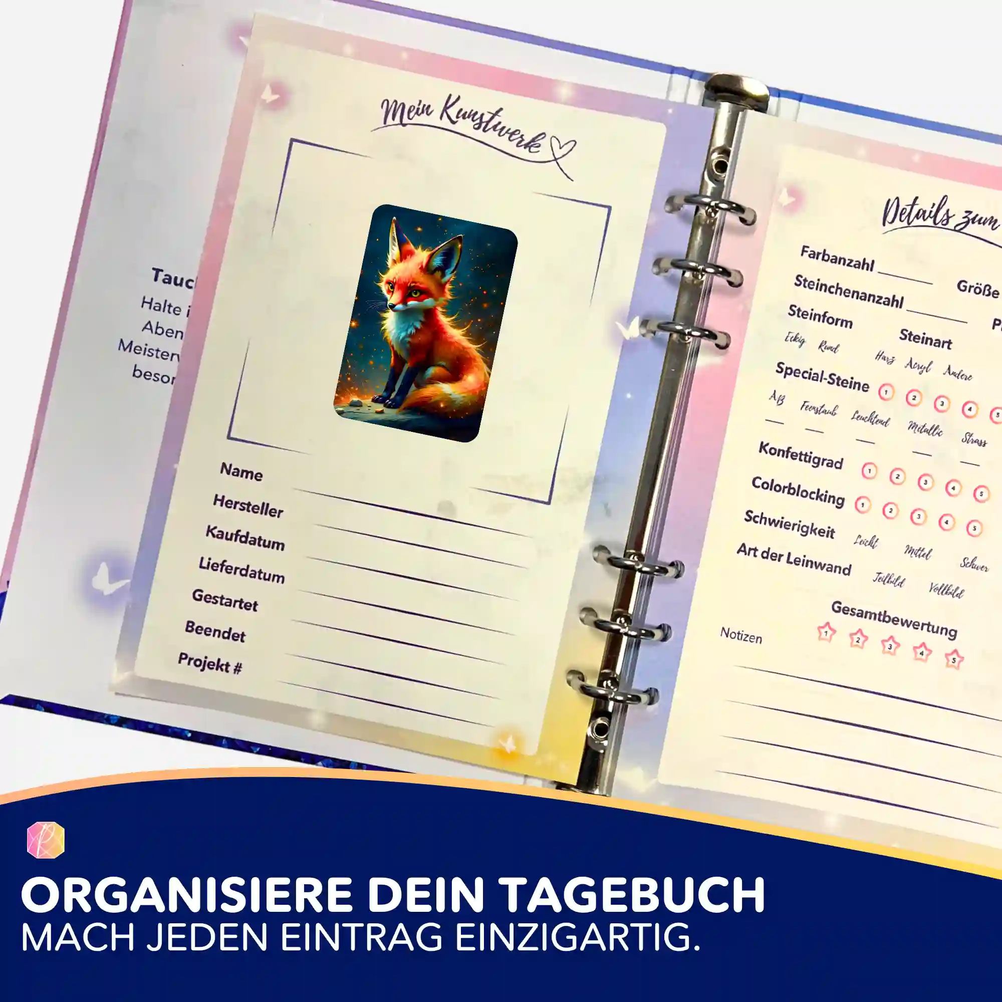 Aufkleber 5er-Set - Foxy - Image 3