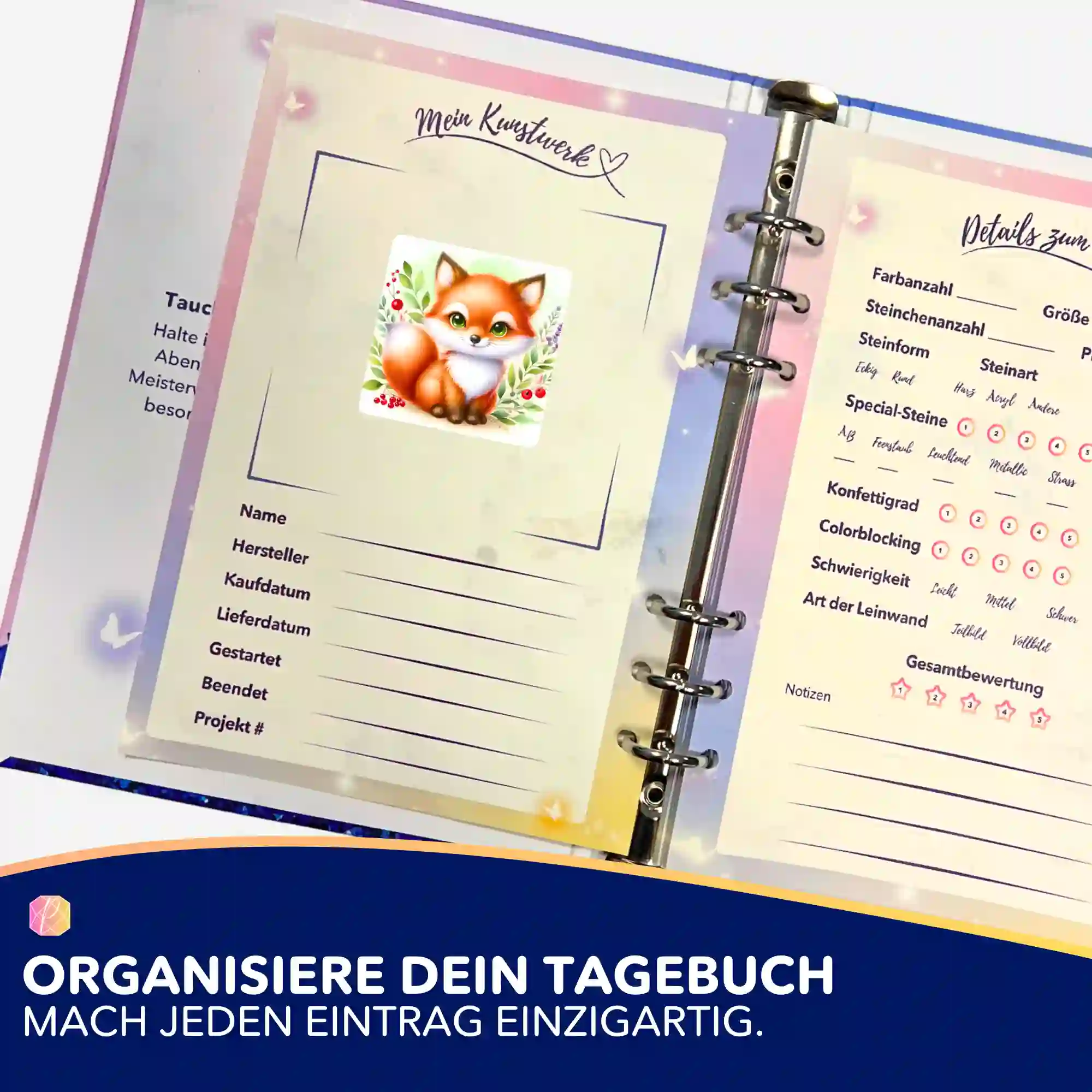 Aufkleber 5er-Set - Freddy Füchschen - Image 3