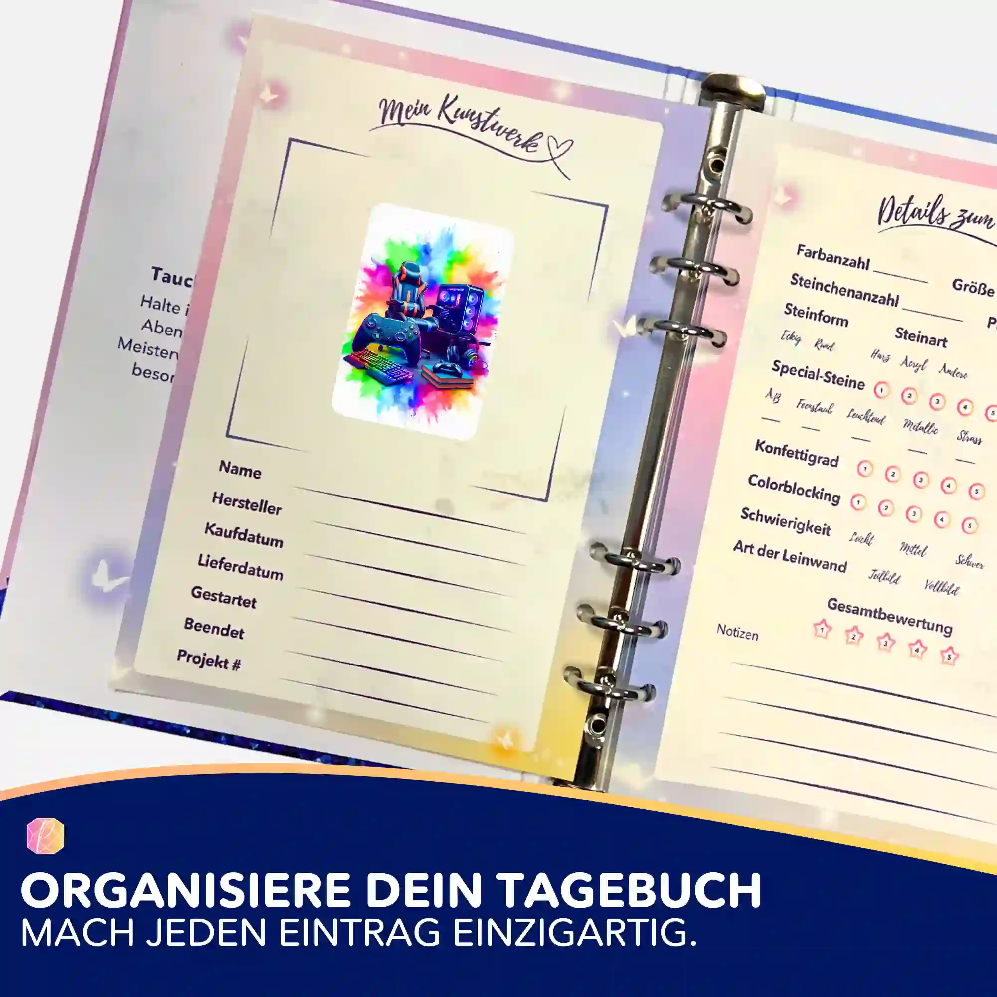 Aufkleber 5er-Set - Gaming Zone - Image 3