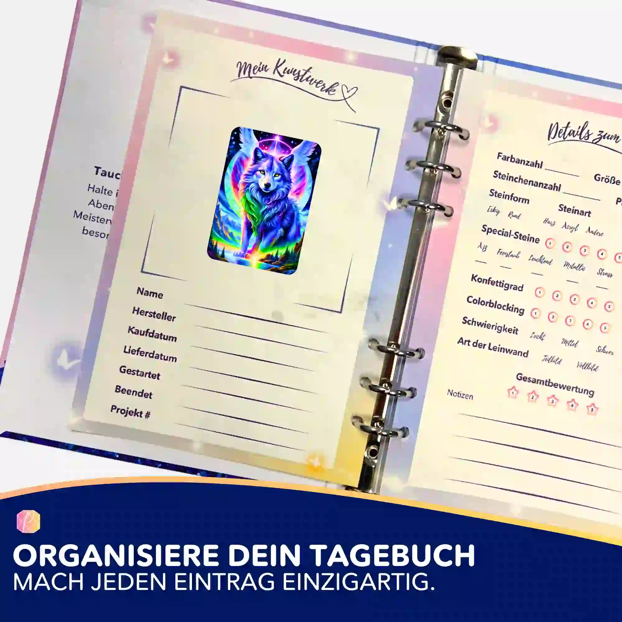 Aufkleber 5er-Set - Geflügelter Wächter - Image 3