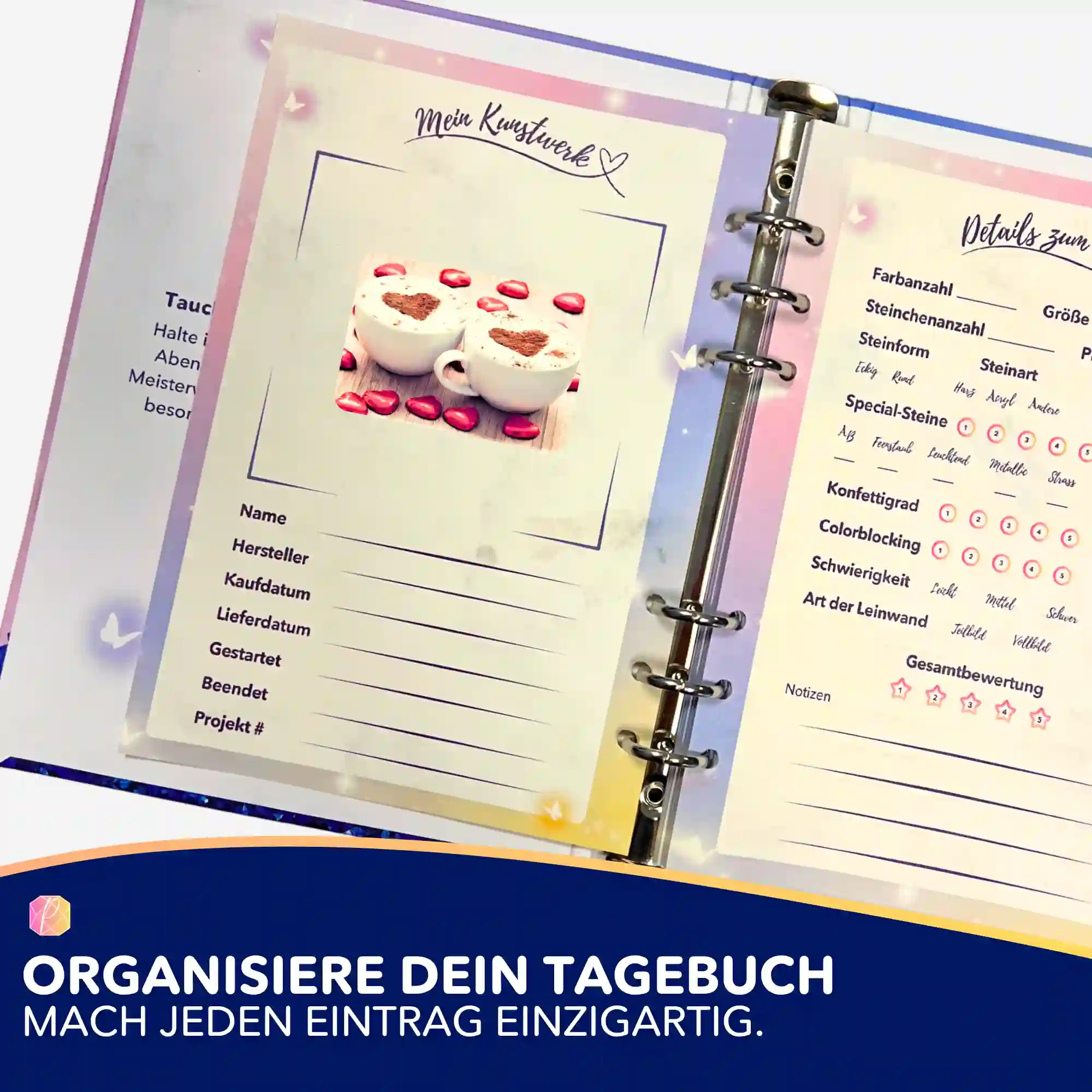 Aufkleber 5er-Set - Kaffeeliebe - Image 3