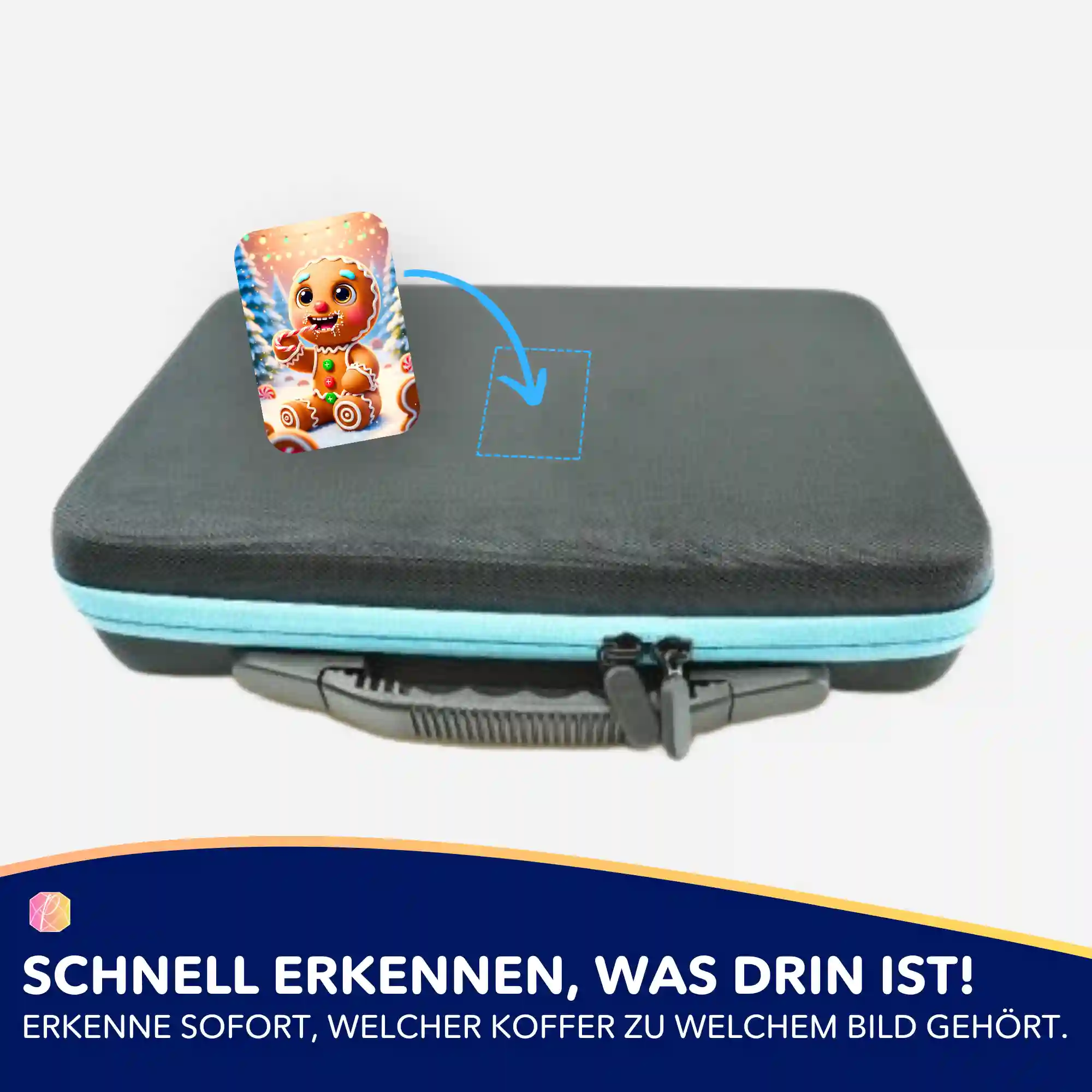 Aufkleber 5er-Set - Lebkuchenmann "Limited Edition" - Image 4