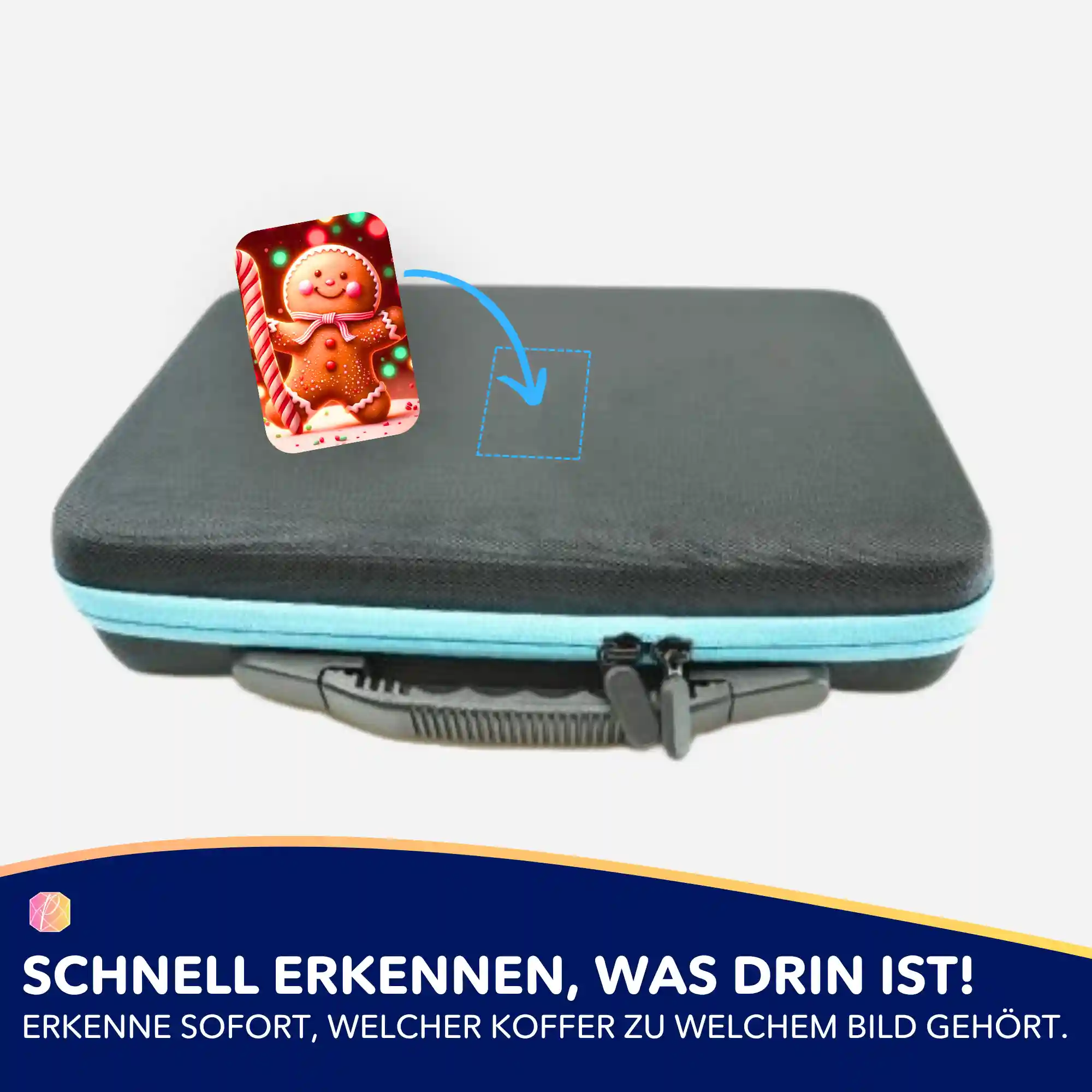 Aufkleber 5er-Set - Lebkuchenmännchen - Image 4