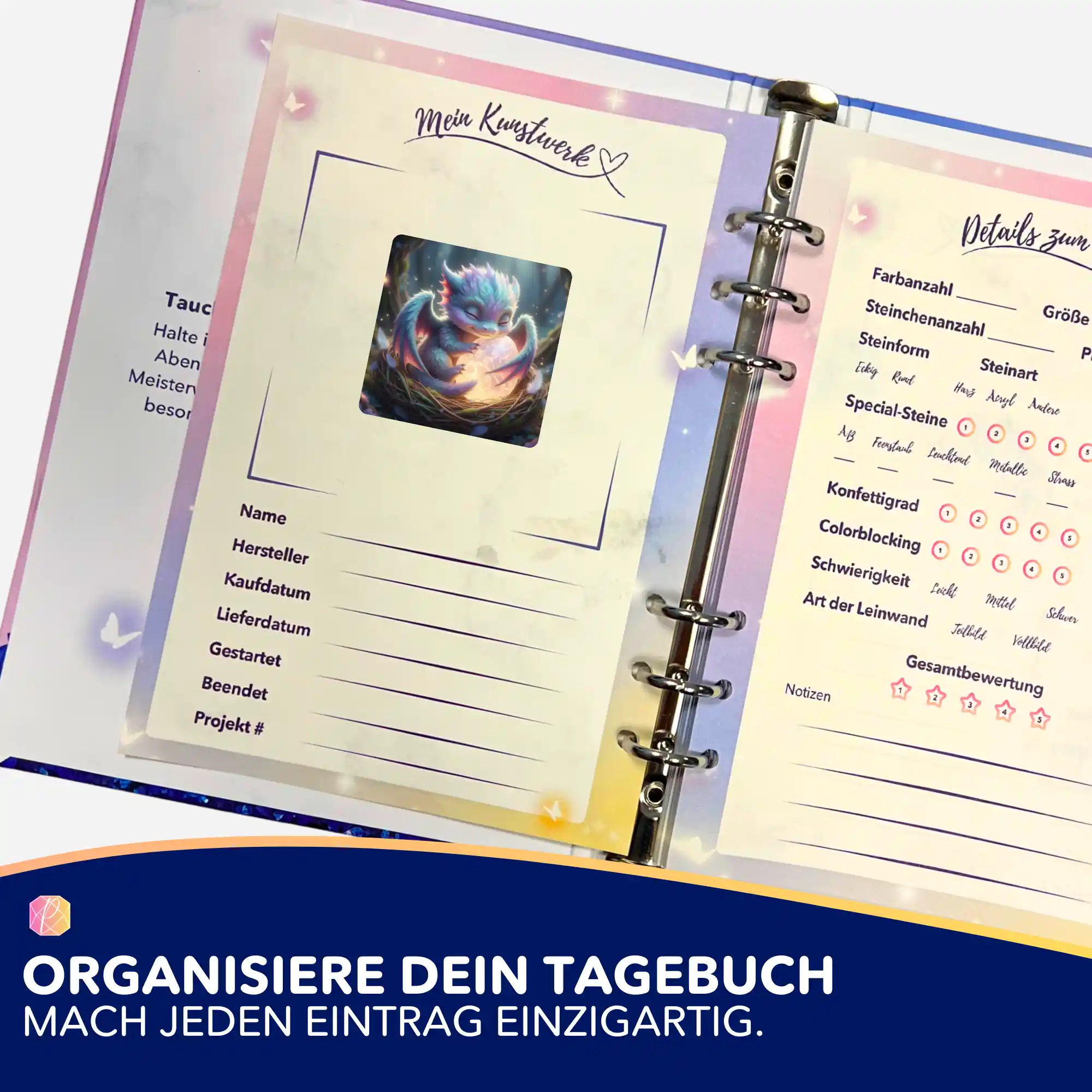 Aufkleber 5er-Set - Lichtdrache Faye "Limited Edition" - Image 3