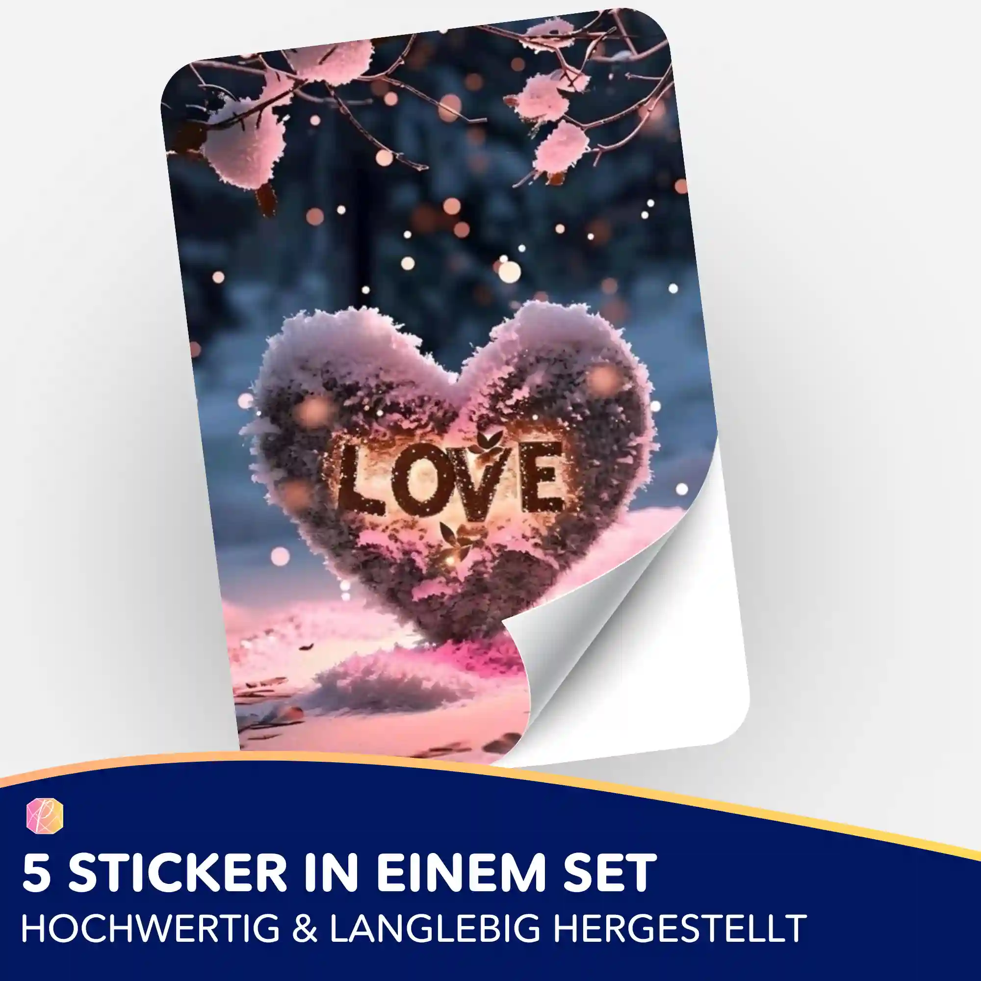 Aufkleber 5er-Set - Love "Limited Edition" - Image 2