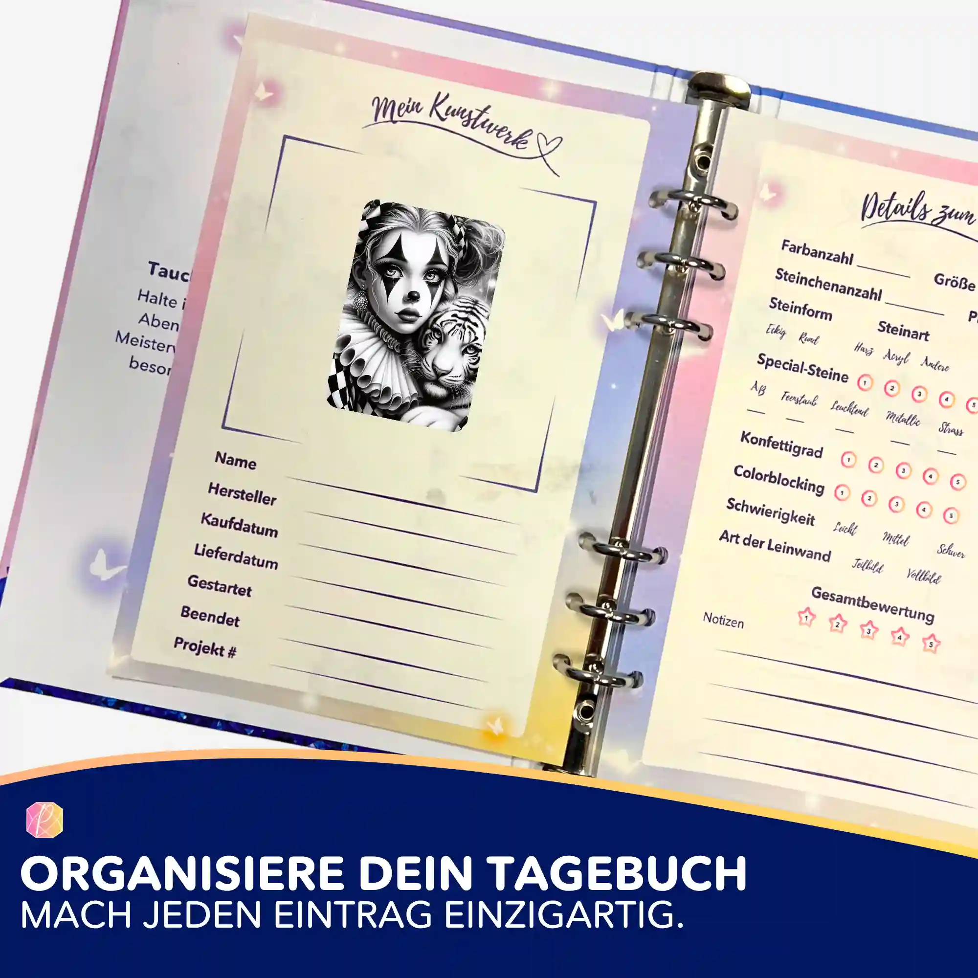 Aufkleber 5er-Set - Maskerade - Image 3