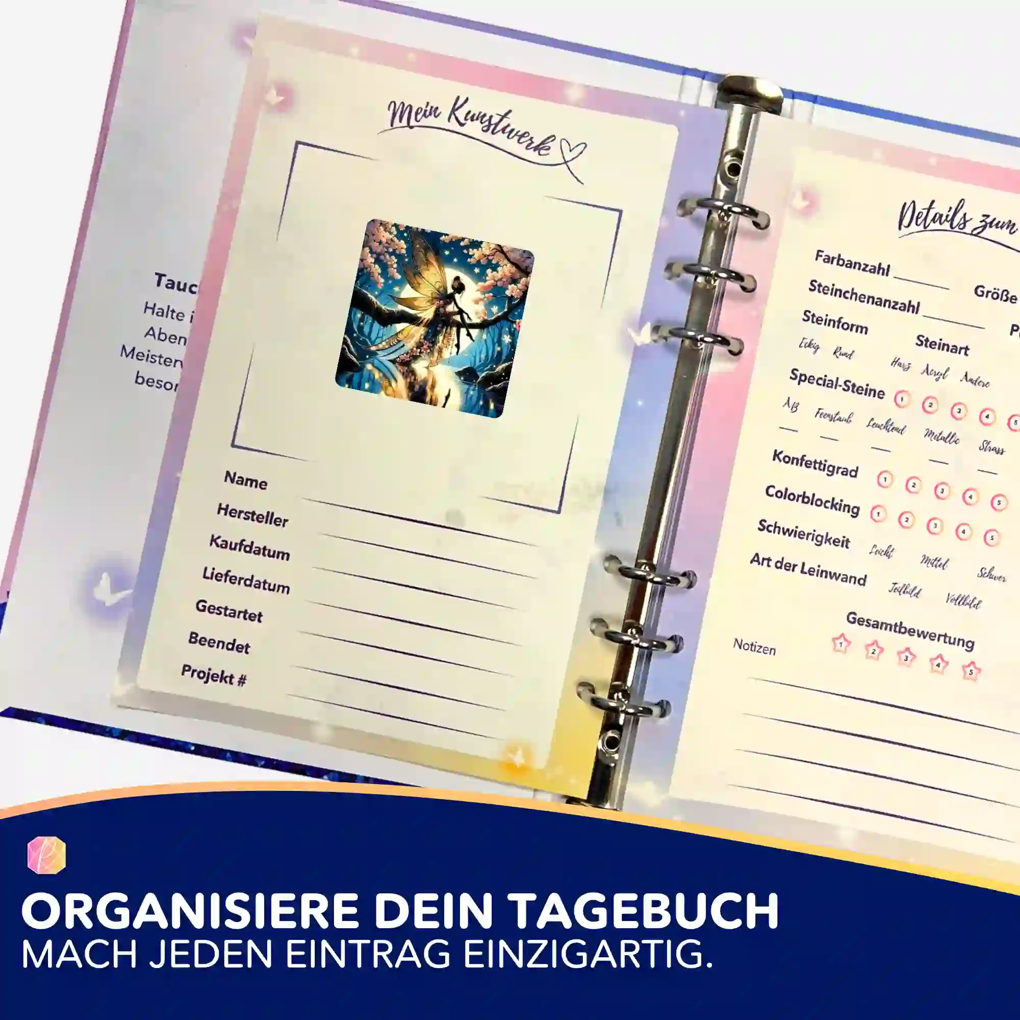 Aufkleber 5er-Set - Mondscheinfee - Image 3