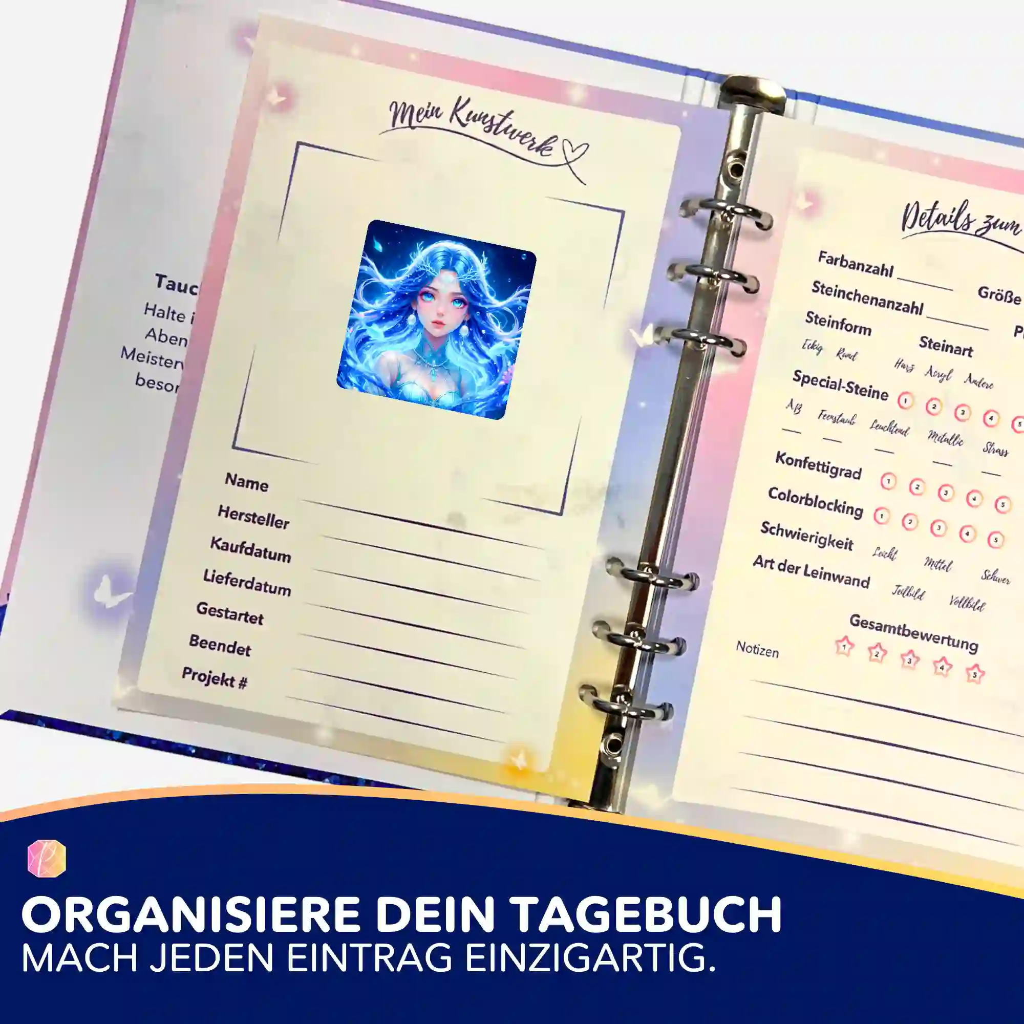 Aufkleber 5er-Set - Nerelya Hüterin der Tiefe - Image 3