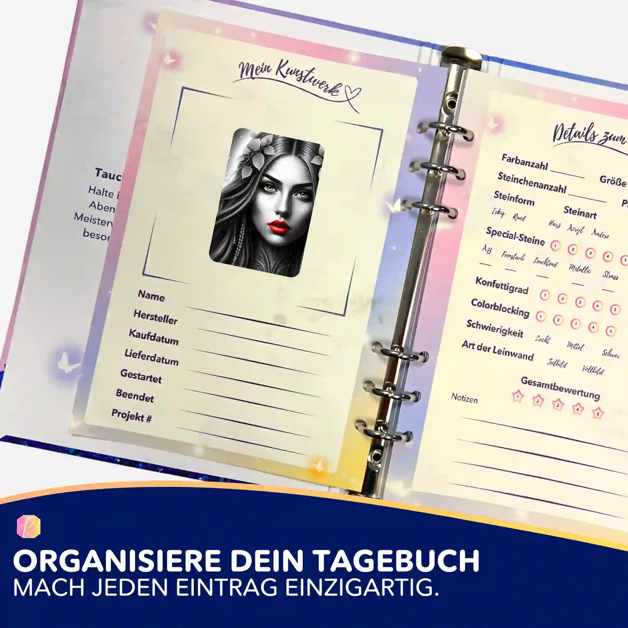 Aufkleber 5er-Set - Red Lips - Image 3