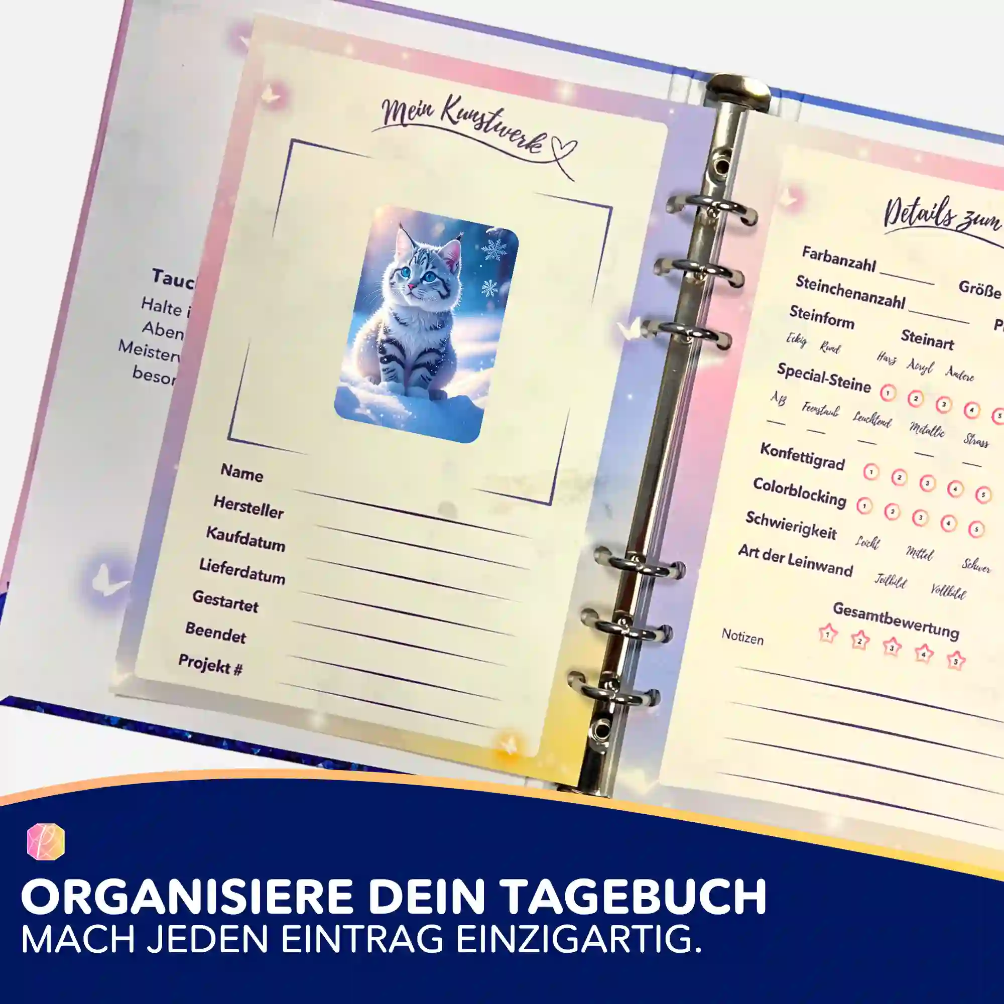 Aufkleber 5er-Set - Schneegeist - Image 3