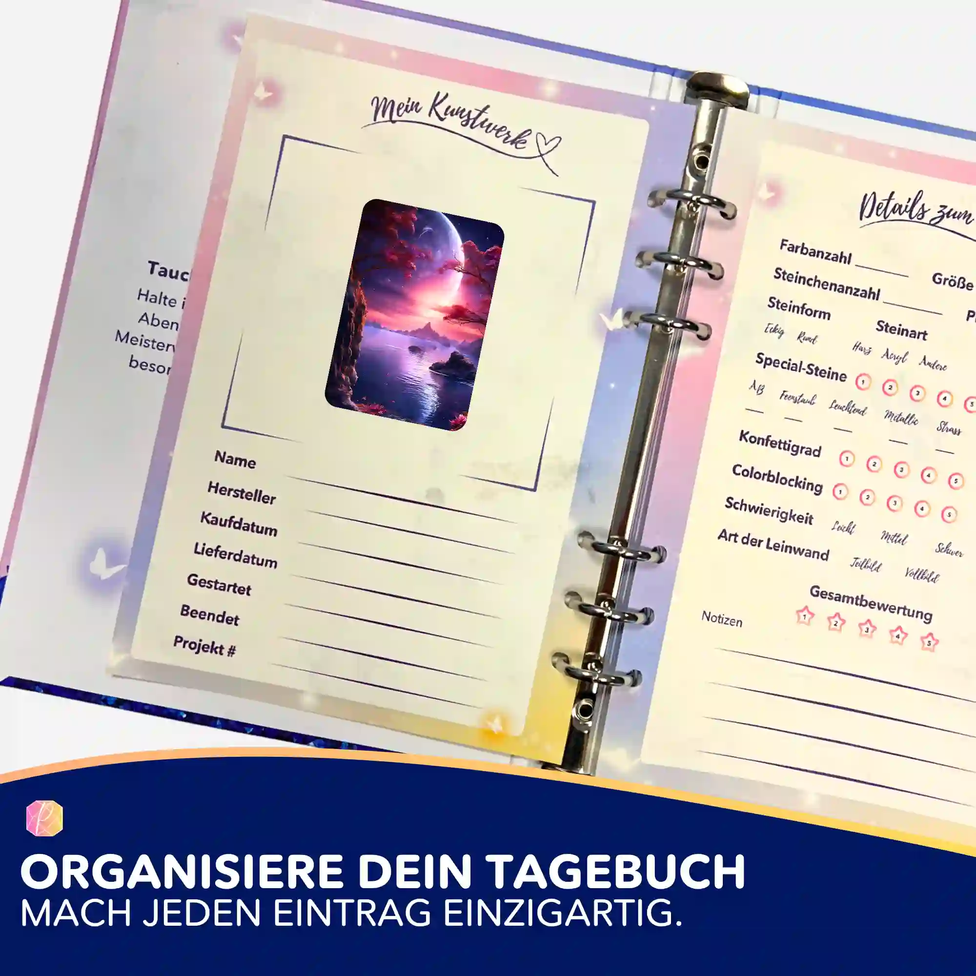 Aufkleber 5er-Set - Traum von Lunara - Image 3