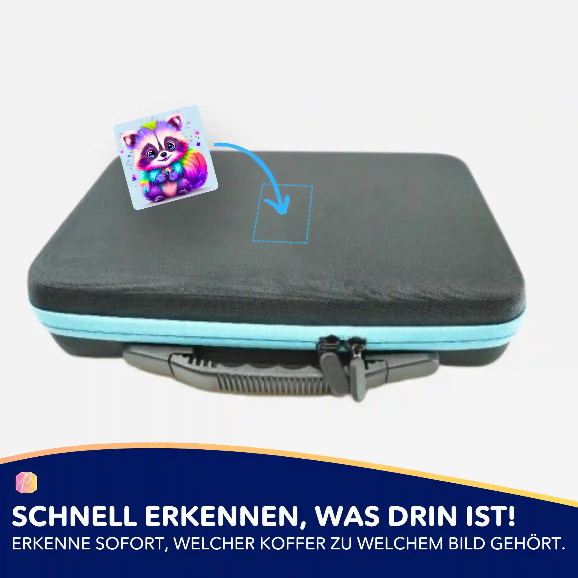 Aufkleber 5er-Set - Waschbär - Willibald - Image 4