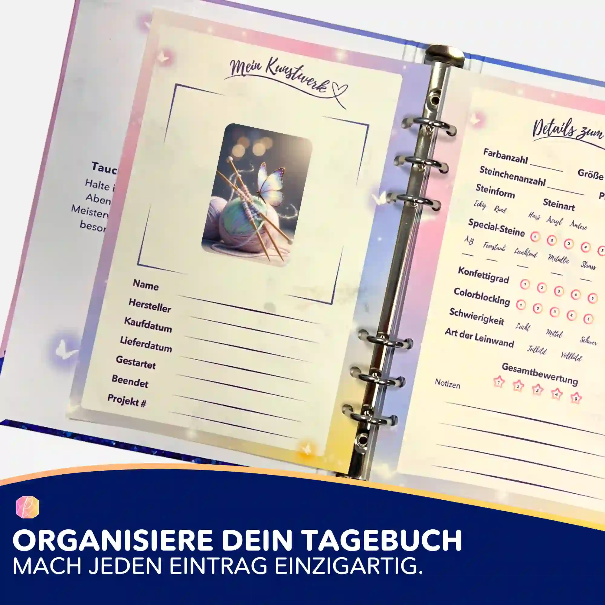 Aufkleber 5er-Set - Wollenträume - Image 3