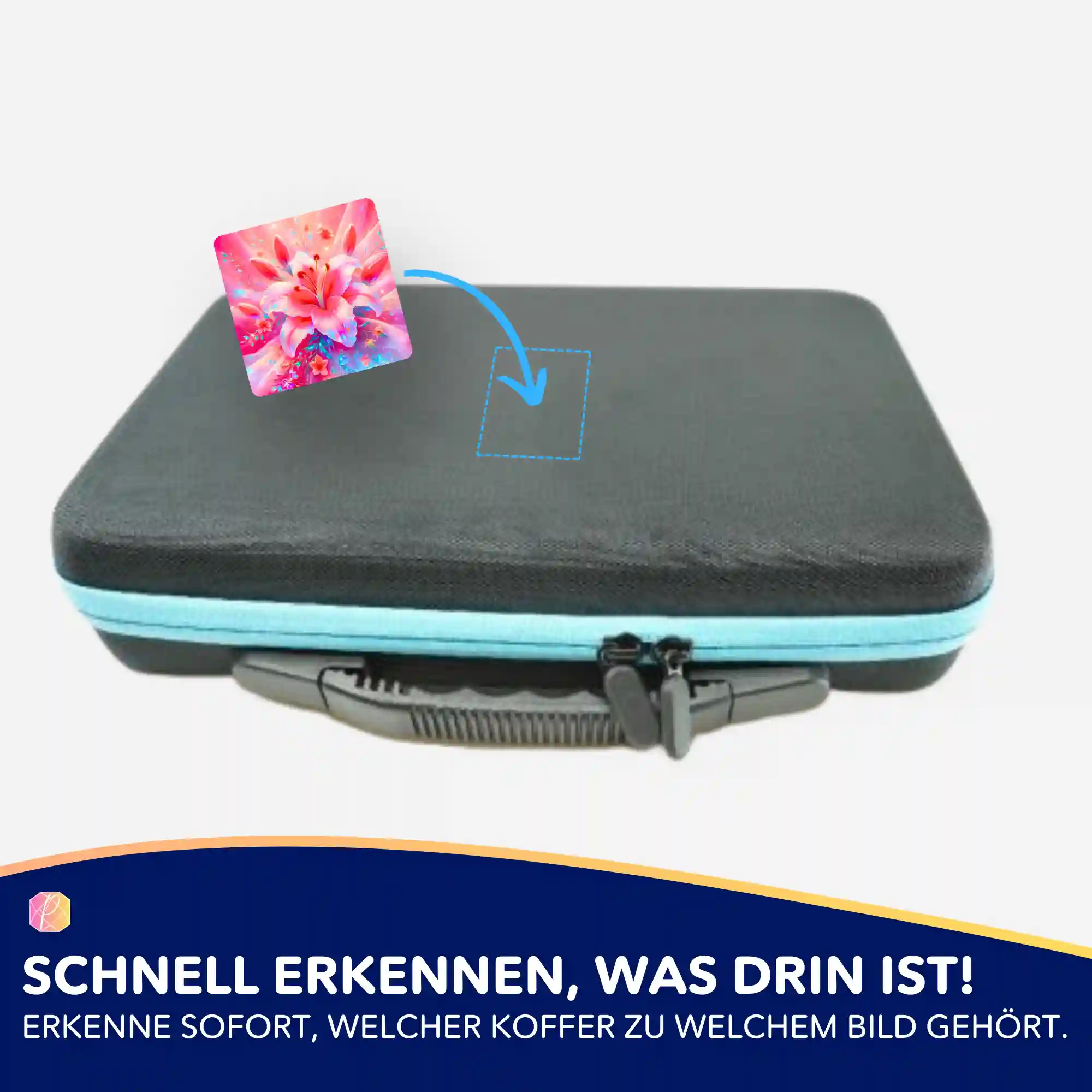 Aufkleber 5er-Set - Zarte Lilie in rosé - Image 4