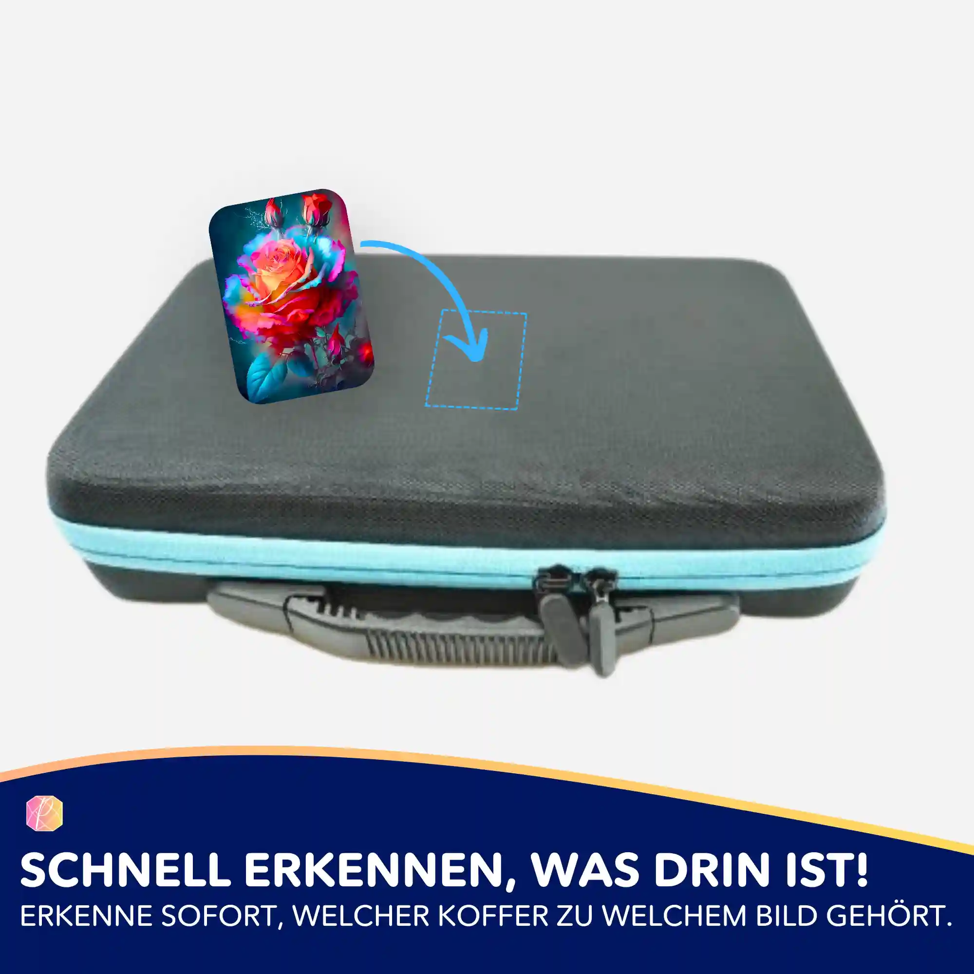 Aufkleber 5er-Set - Zarte Rosenblüte - Image 4