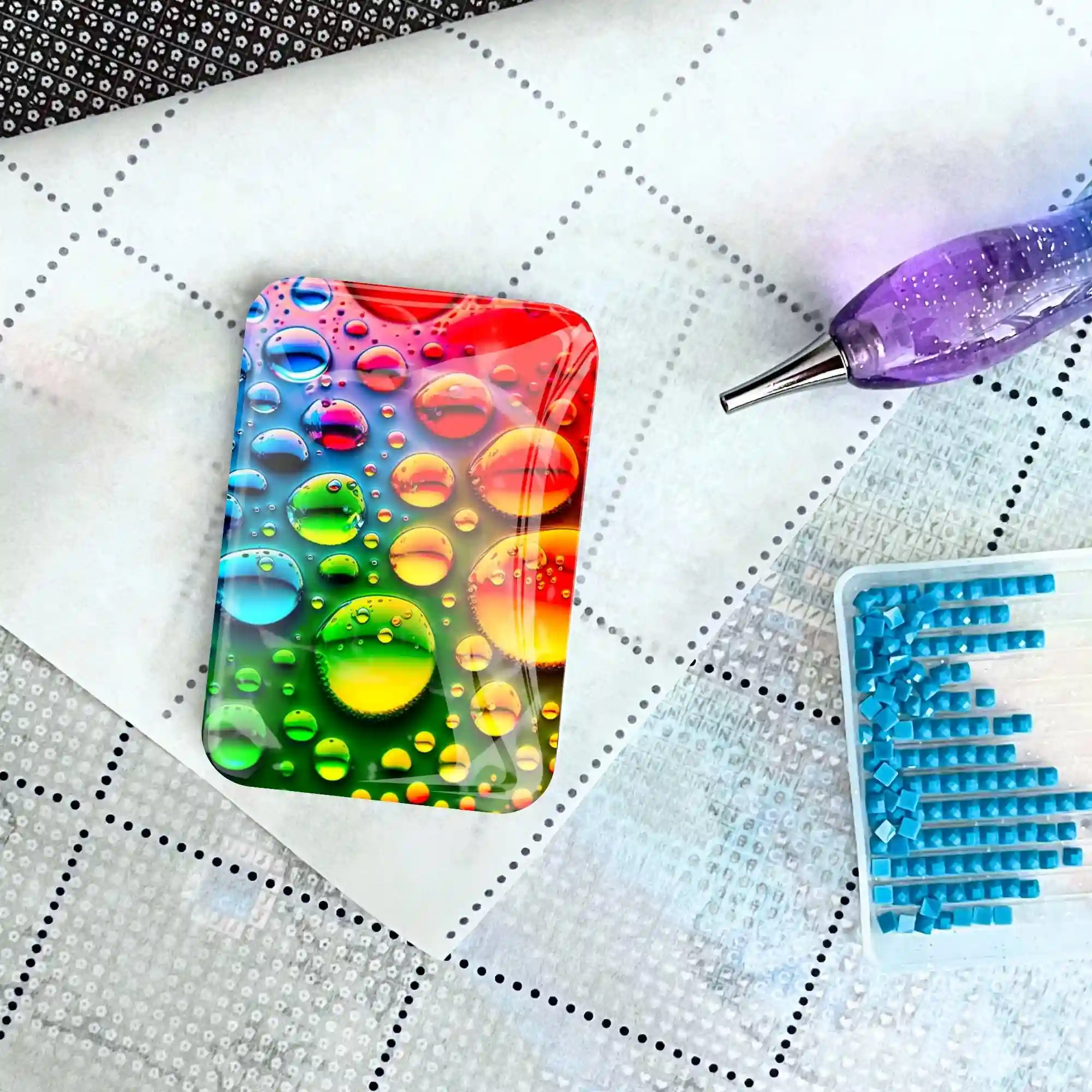 Cover Minder - Colorful Raindrops - Image 2