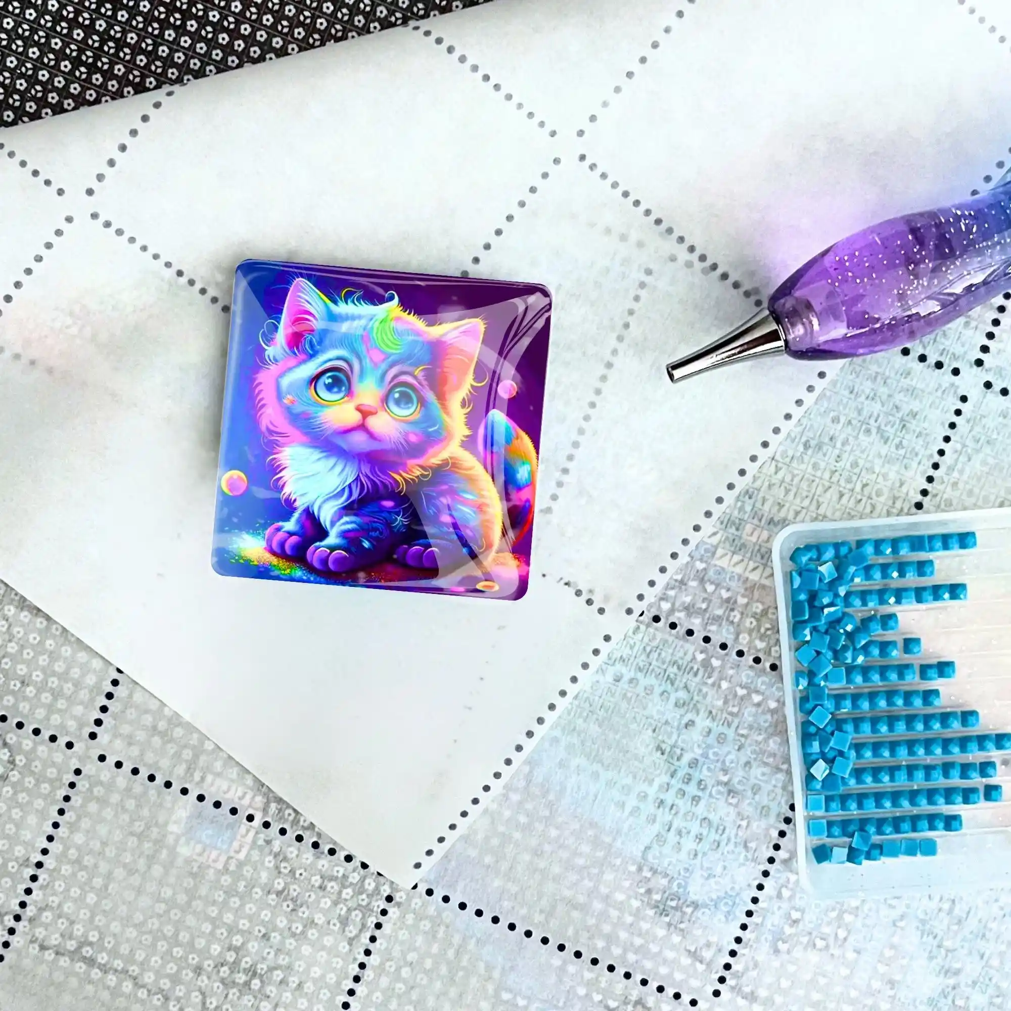 Cover Minder - Rainbow Kitty - Image 2