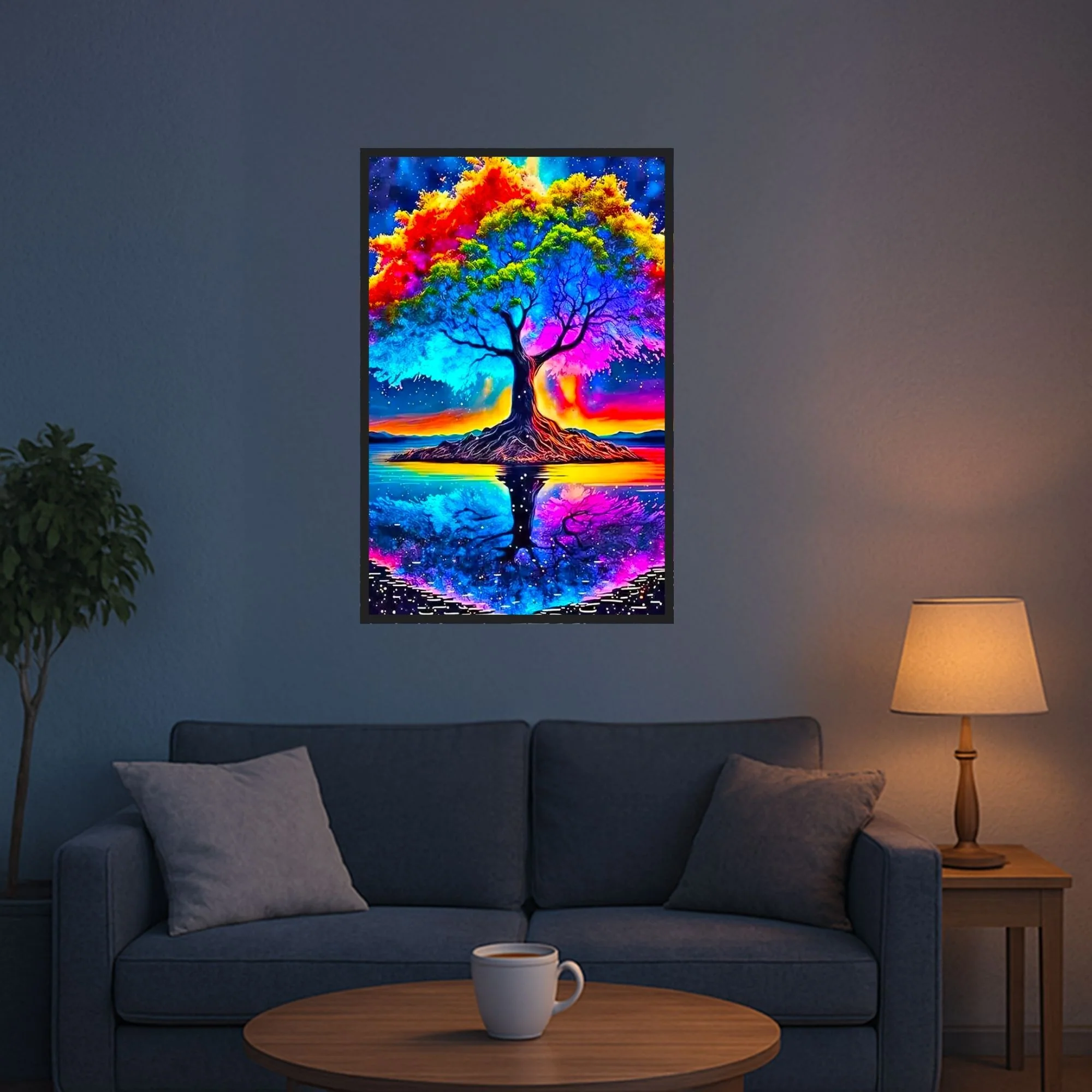 Diamond Painting 100 Farben Special - Rainbow Tree - Image 5