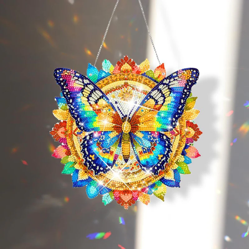 Diamond Painting XXL Aufhänger - Colorful Butterflies - Image 2