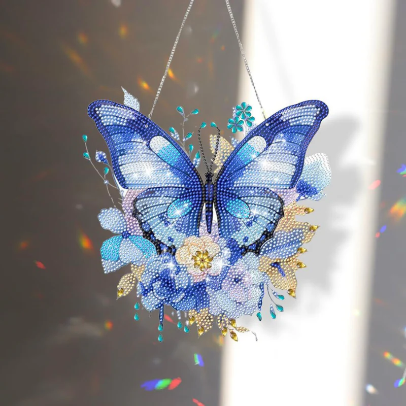 Diamond Painting XXL Aufhänger - Colorful Butterflies - Image 5