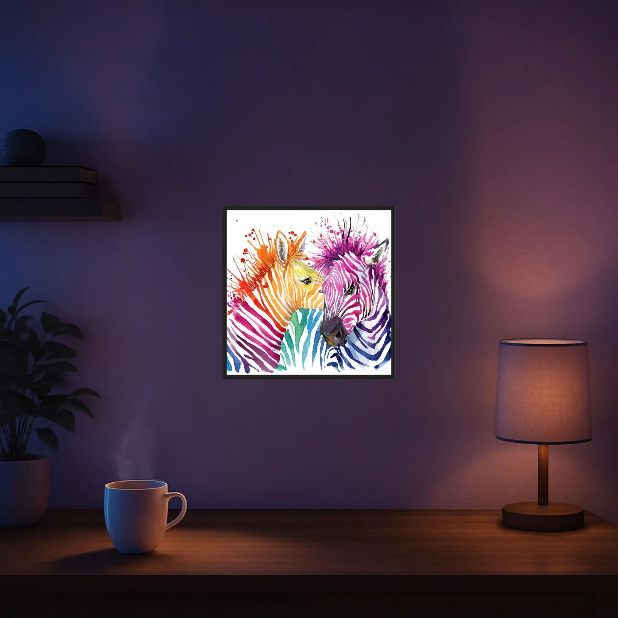Diamond Painting - Bunte Zebras - Image 5