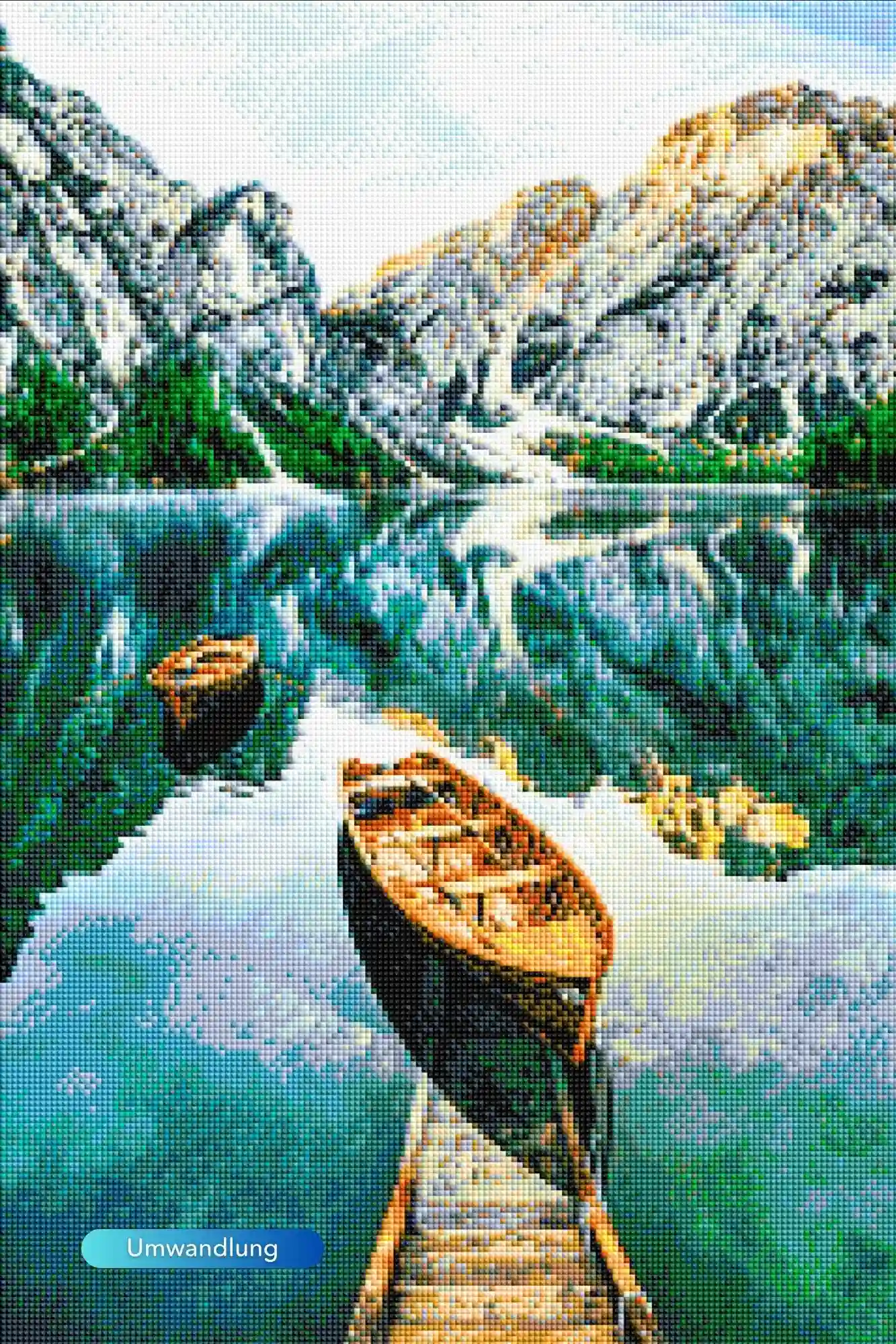 Diamond Painting - Das Boot am See - Image 2