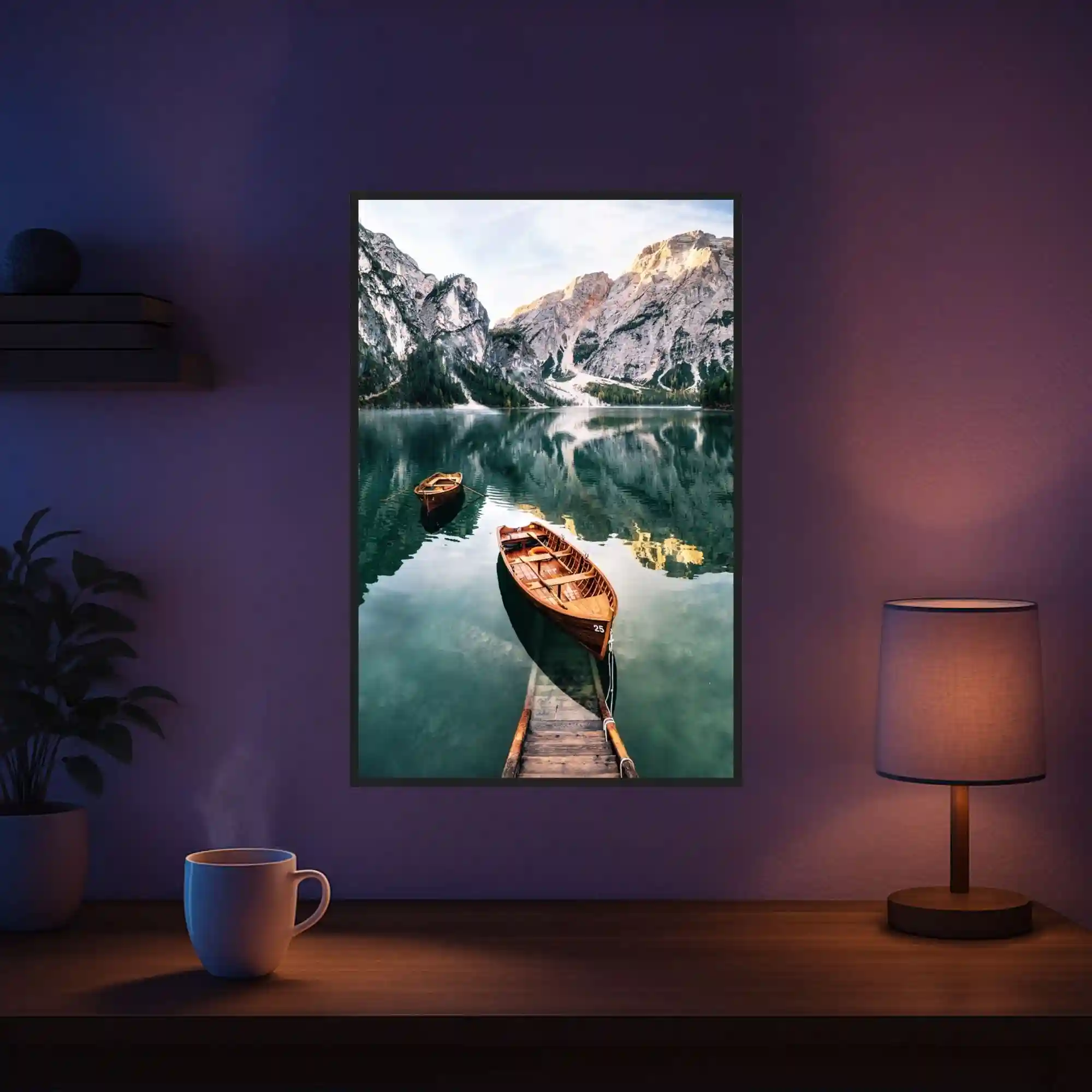 Diamond Painting - Das Boot am See - Image 5