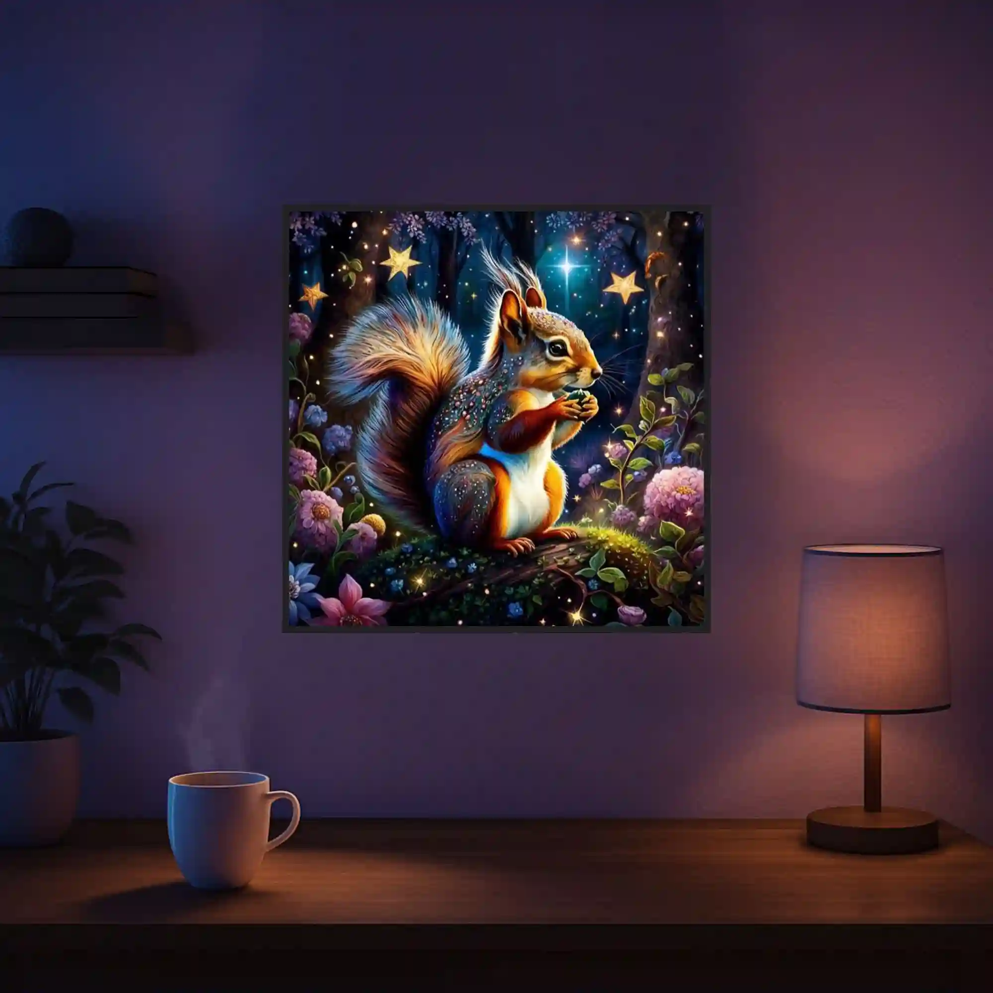 Diamond Painting - Eichhörnchen im Zauberwald - Image 5