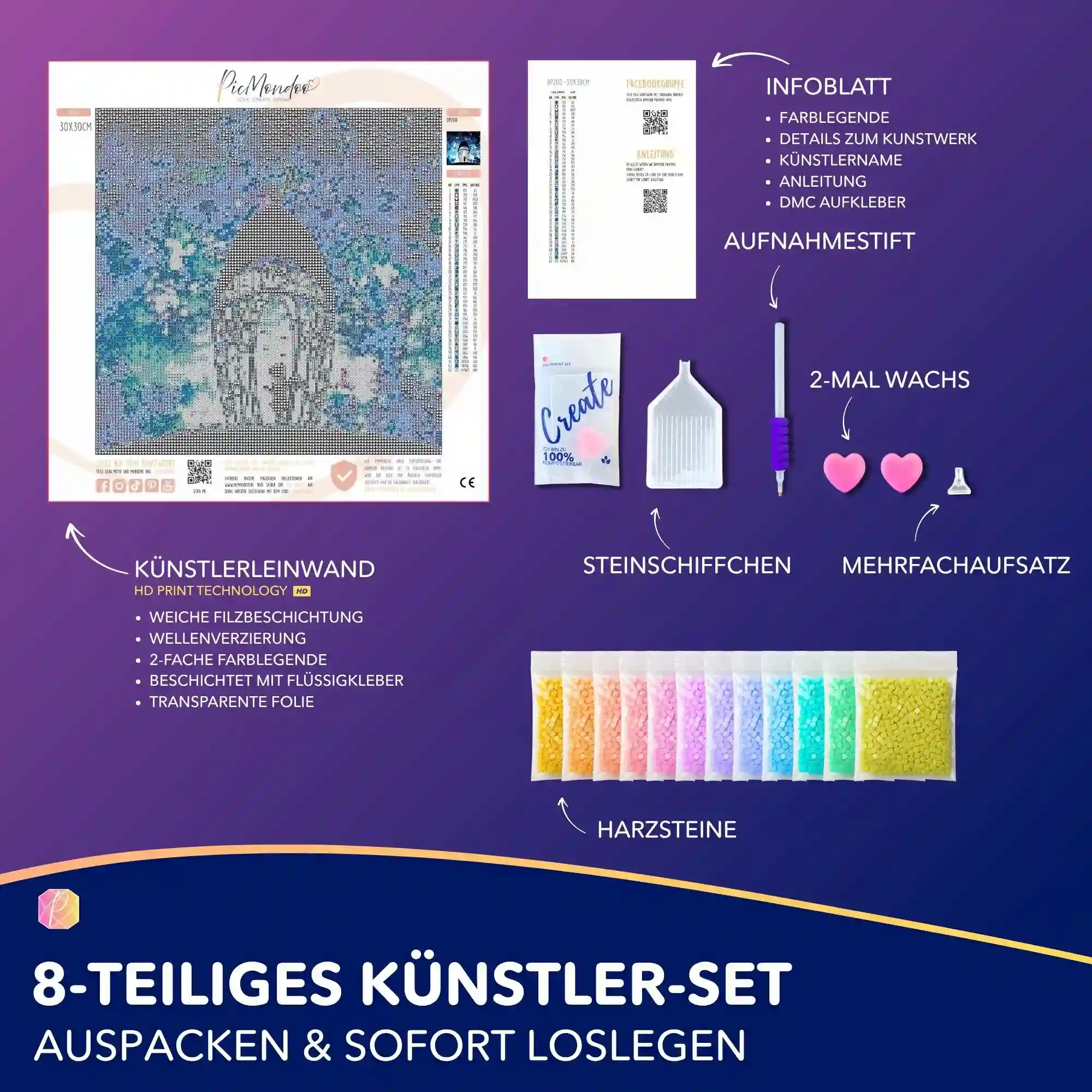 Diamond Painting - Engel der vielen Lichter - Image 3