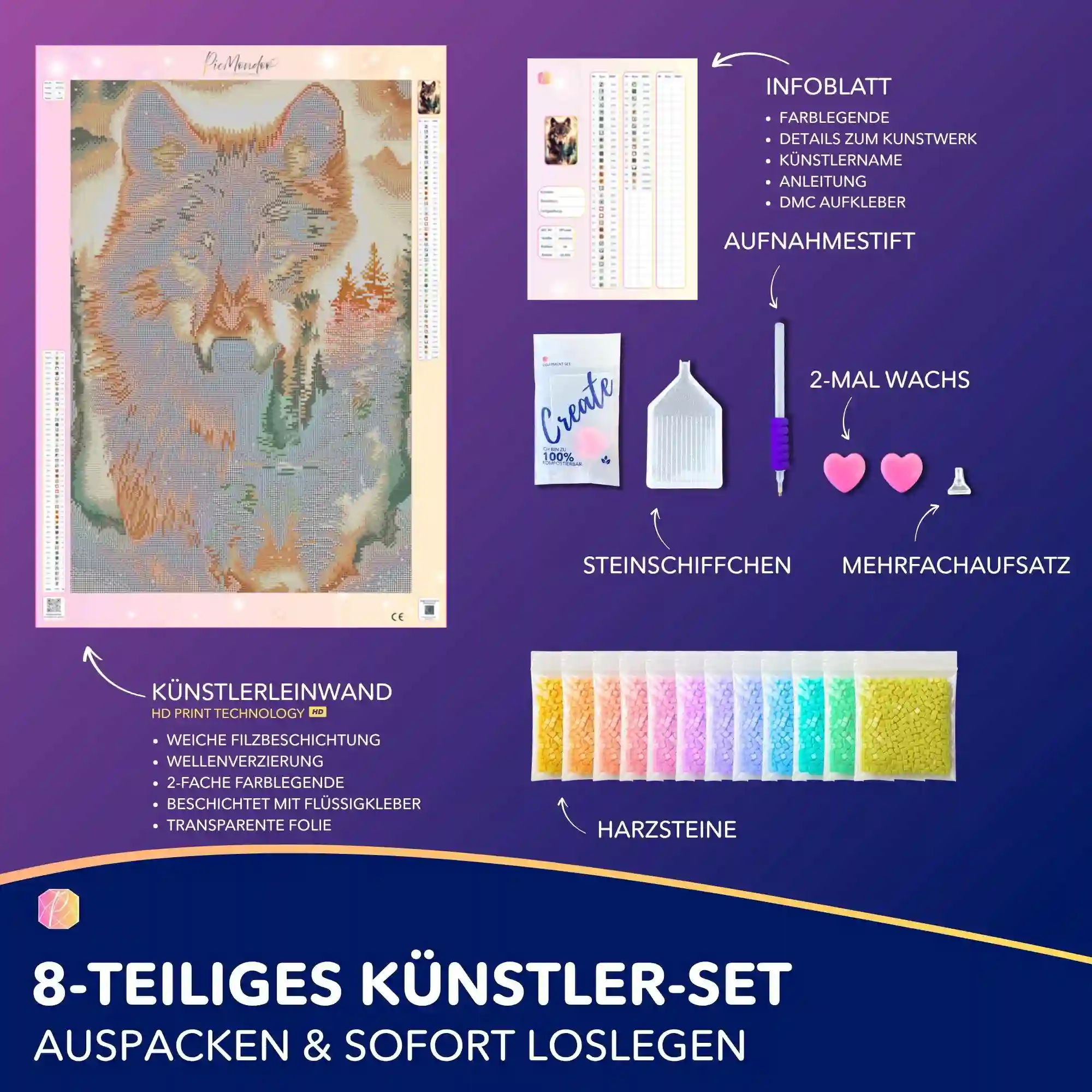 Diamond Painting - Geist des Waldes - Image 3