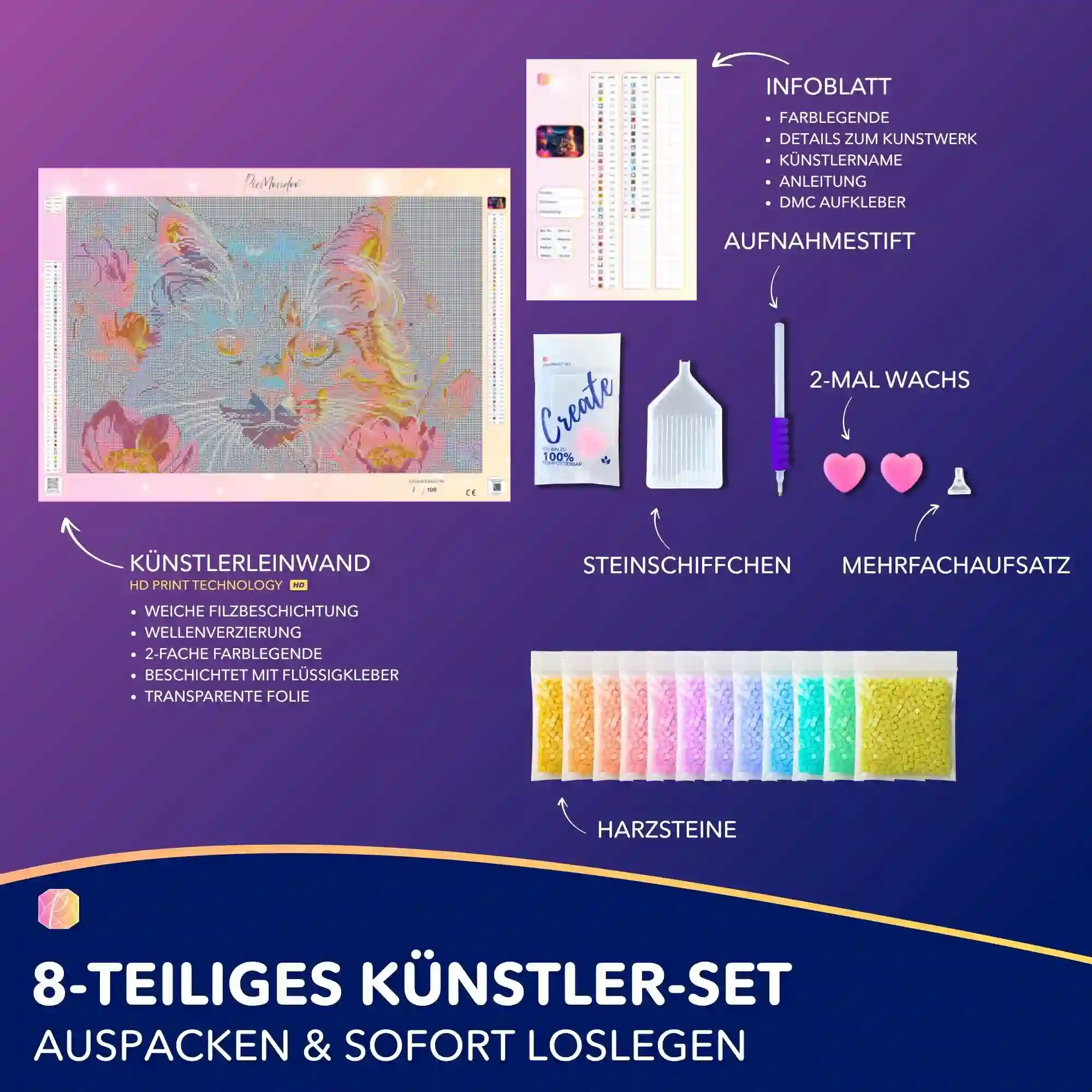 Diamond Painting - Hüterin der Nachtblüten "Limited Edition" - Image 3