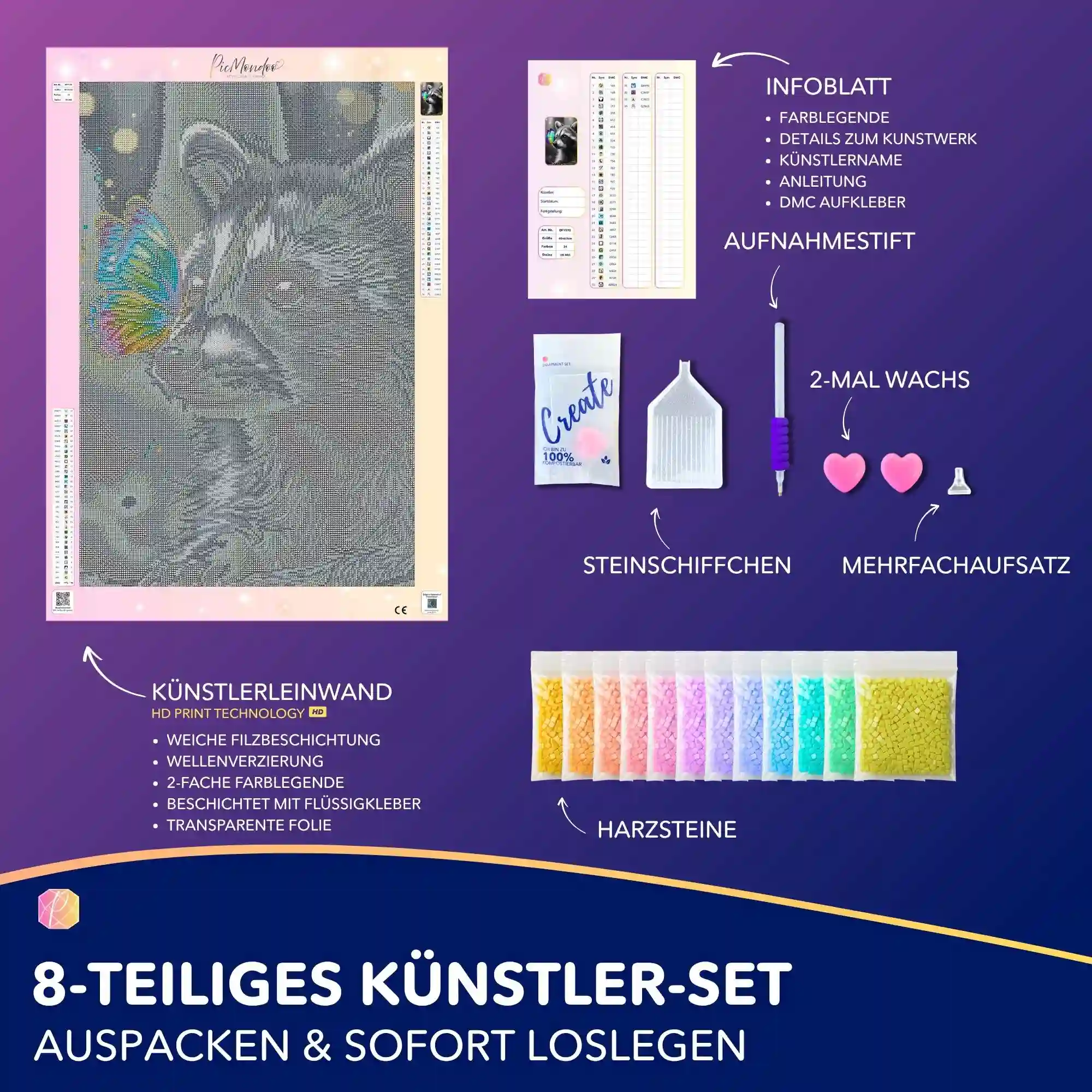 Diamond Painting - Kleiner Farbtupfer - Image 3