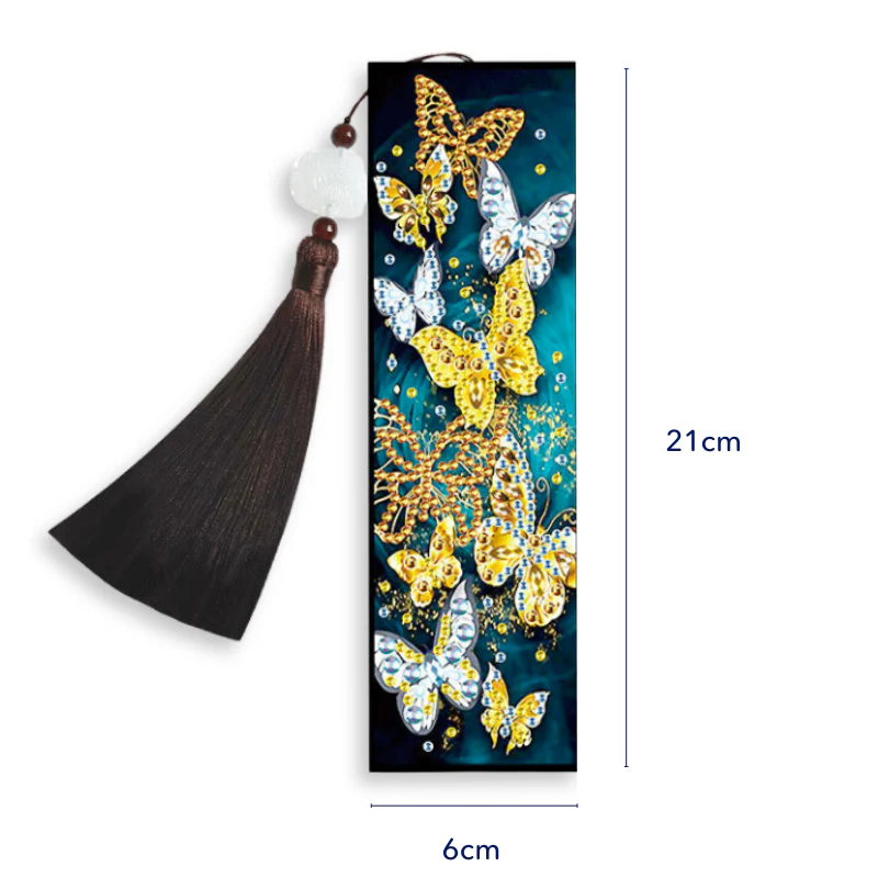 Diamond Painting Lesezeichen "Fox & Butterfly" 2er Set - Image 5