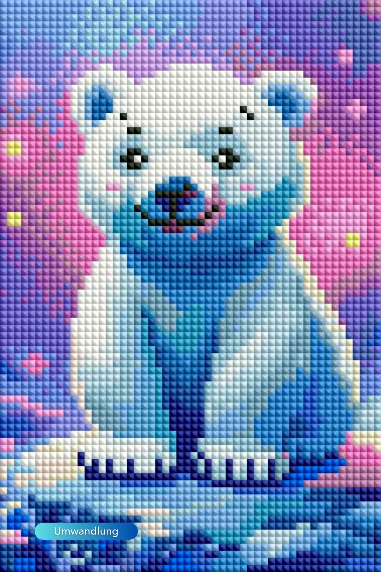 Diamond Painting Mini - Eisbär Hugo - Image 2