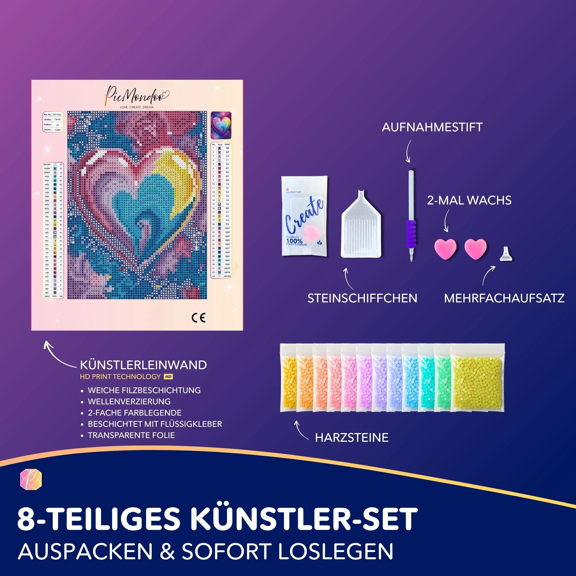 Diamond Painting Mini - Love - Image 4