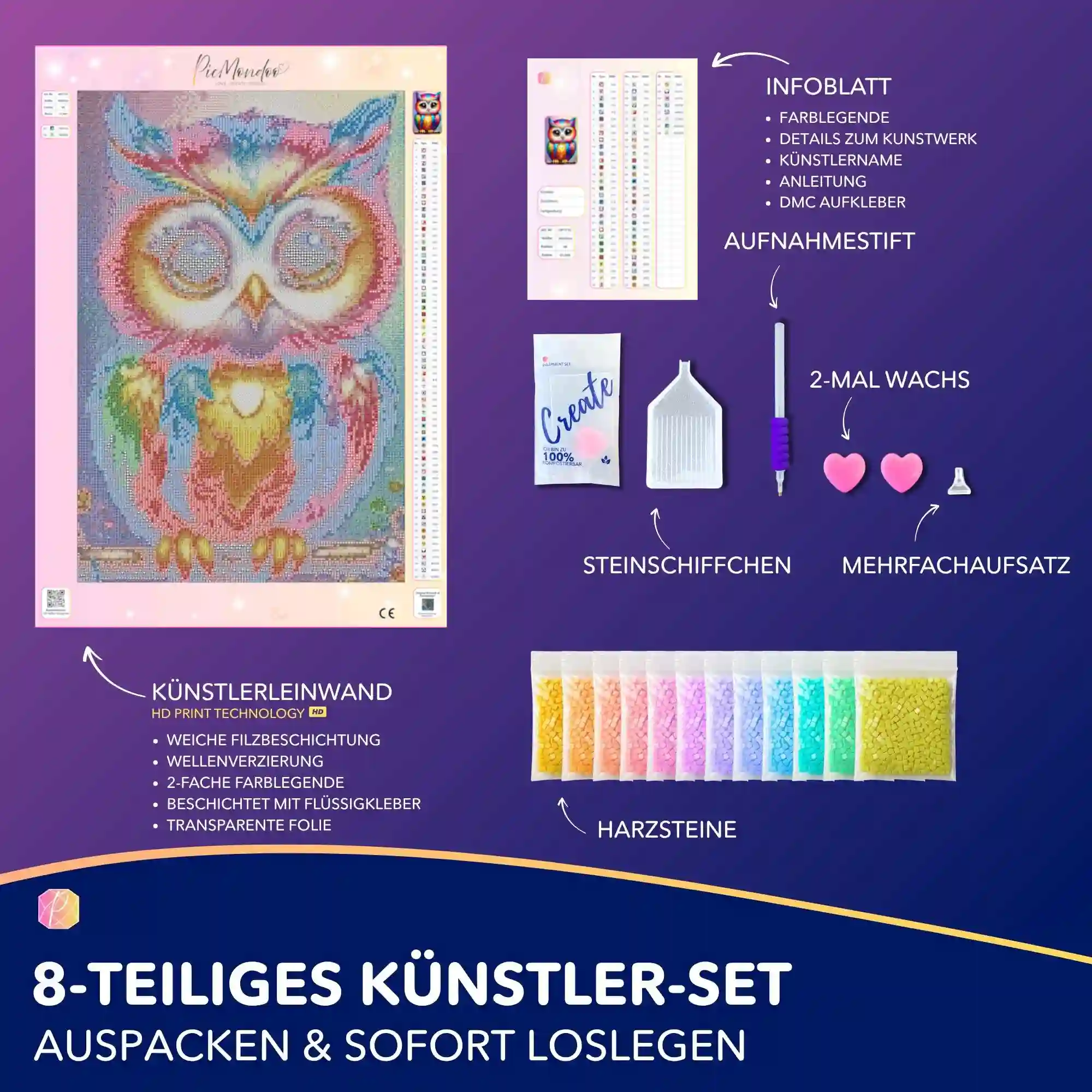Diamond Painting - Moni Live Verkauf - Fridolin - Image 3