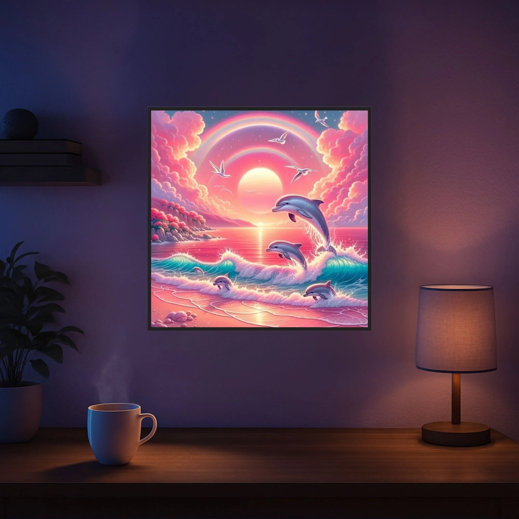 Diamond Painting - Pinkes Meeresrauschen - Image 5