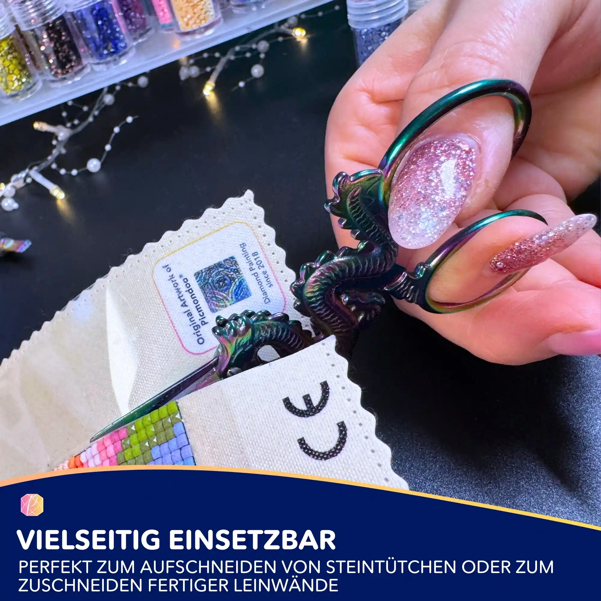 Diamond Painting Schere - Drache - Image 3