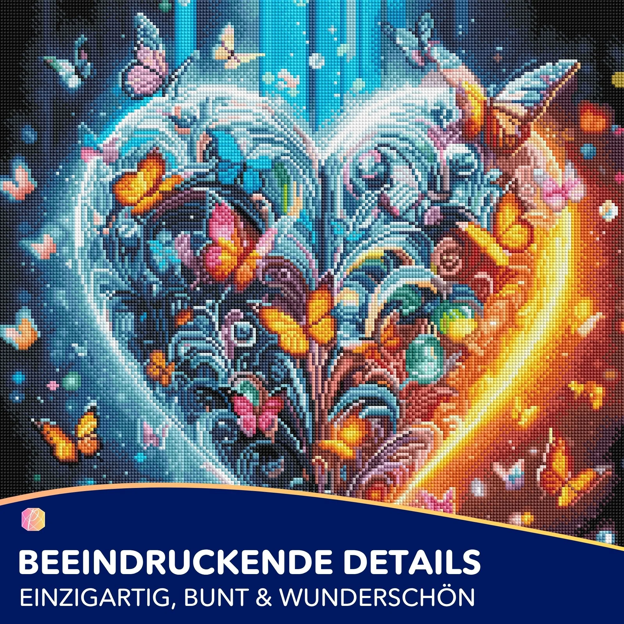 Diamond Painting - Schmetterlingsherz - Image 2