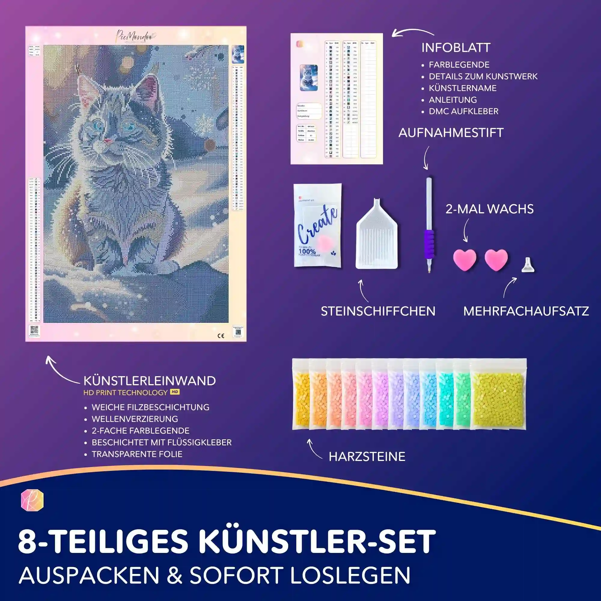 Diamond Painting - Schneegeist - Image 3