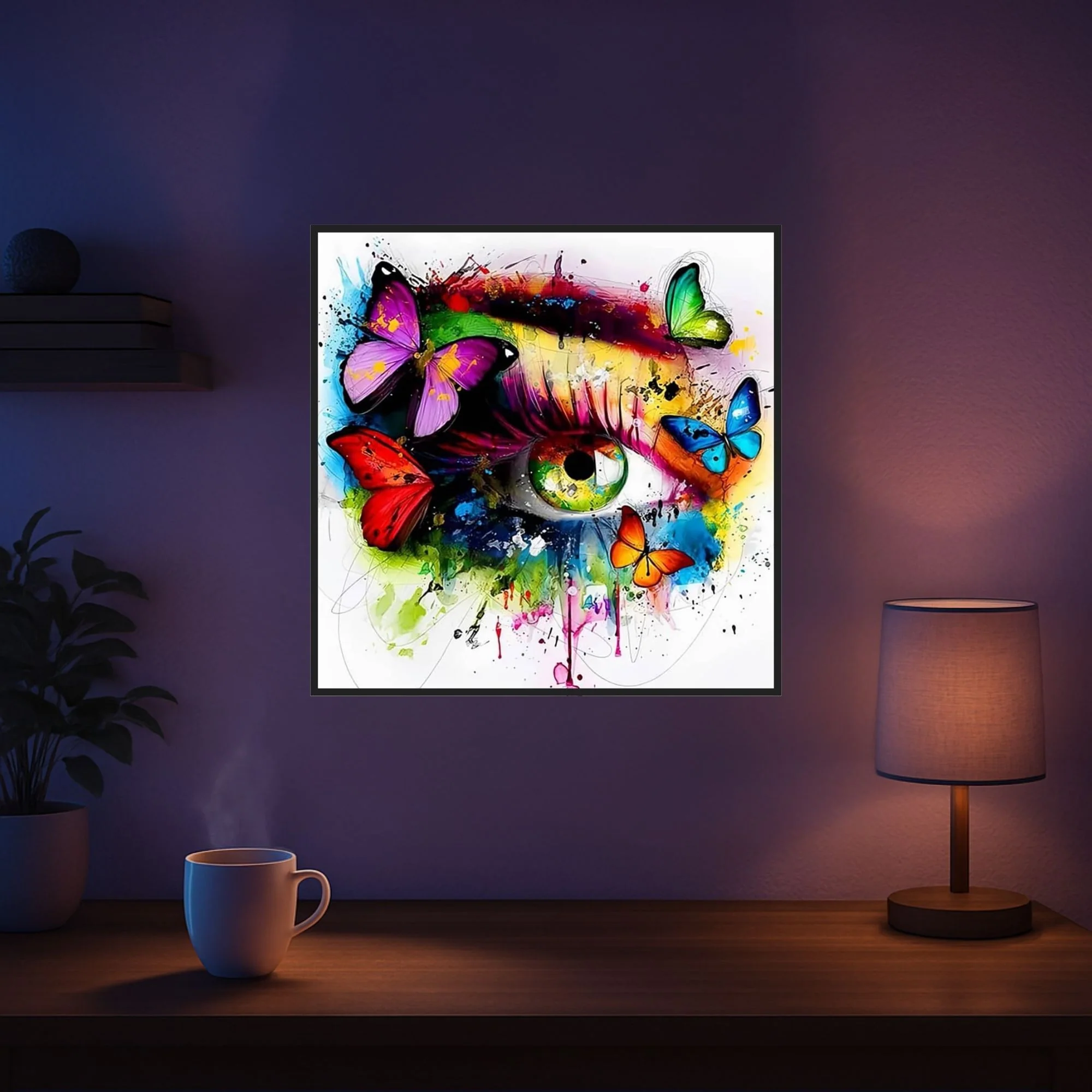 Diamond Painting Multi Special - Eye of Butterflies - Image 5