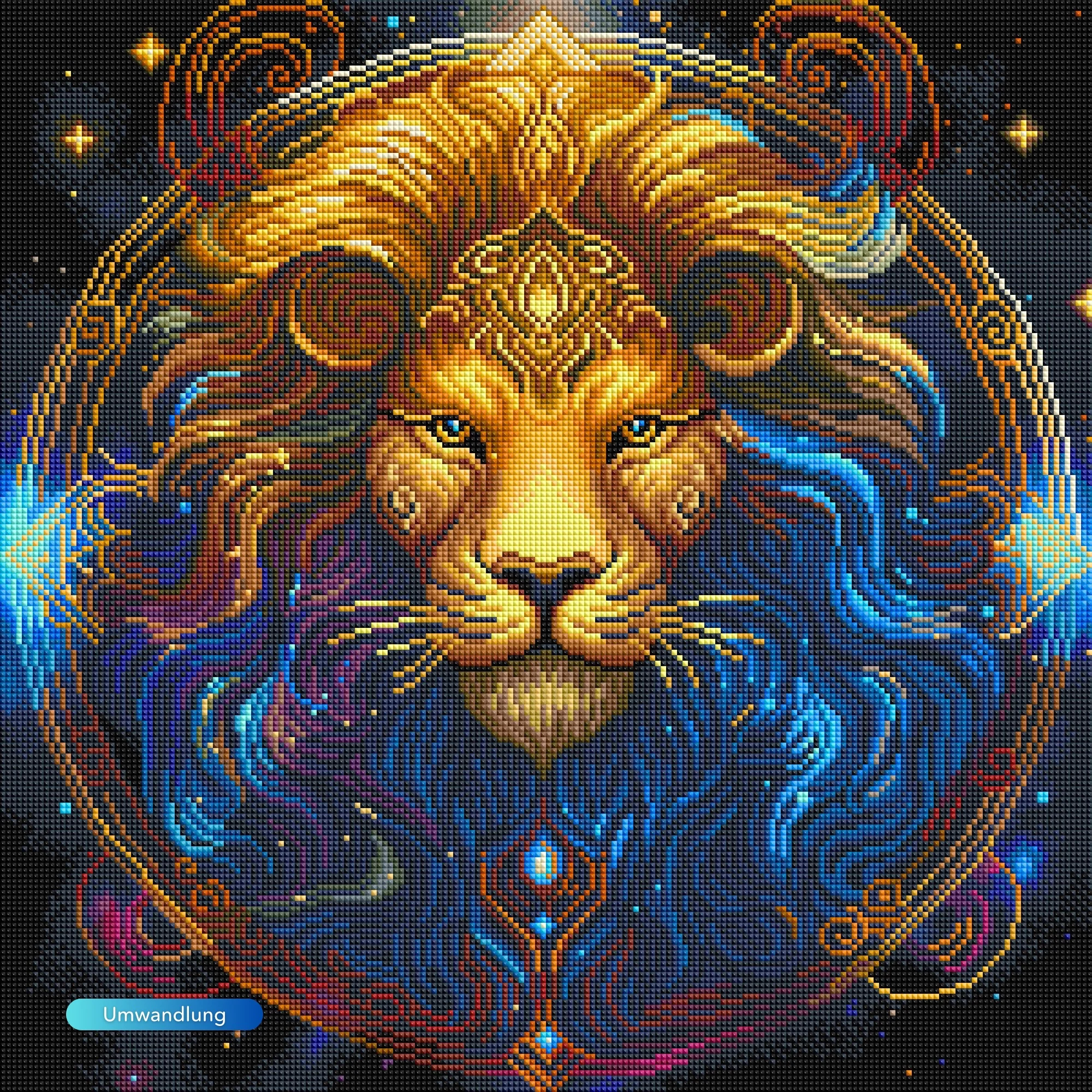 Diamond Painting - Sternzeichen Löwe "Limited Edition" - Image 2