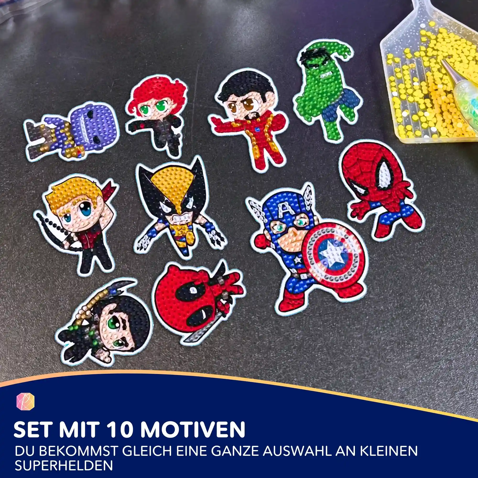 Diamond Painting Sticker - Superhelden - Image 2